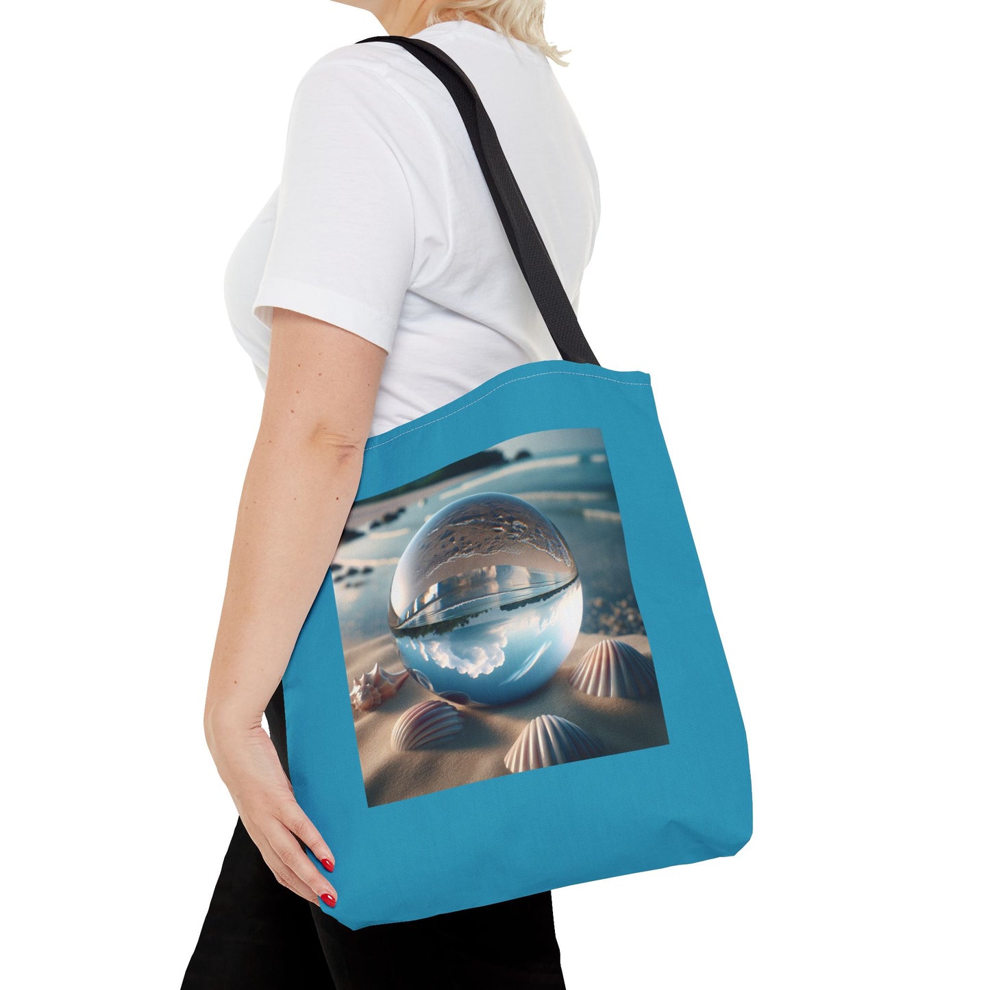 Crystal Ball With Shells Tote Bag - 3 Sizes
