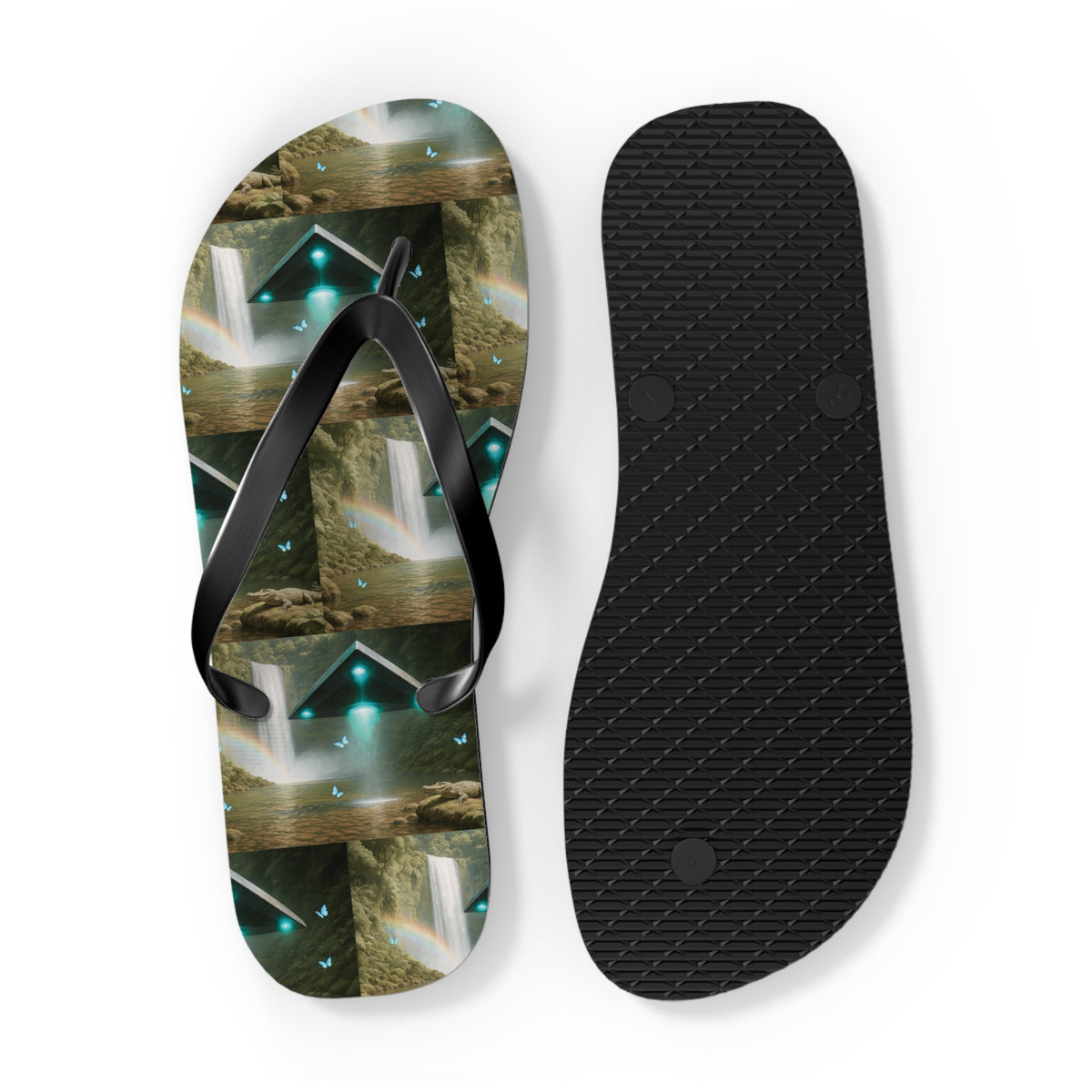Flip Flops - UFO and Waterfall