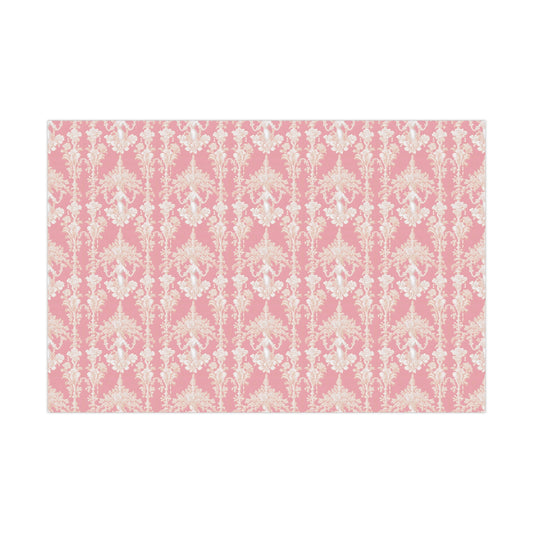 Gift Wrap Papers, Pearl Lady Toile / Hibiscus Pink, 3 Sizes