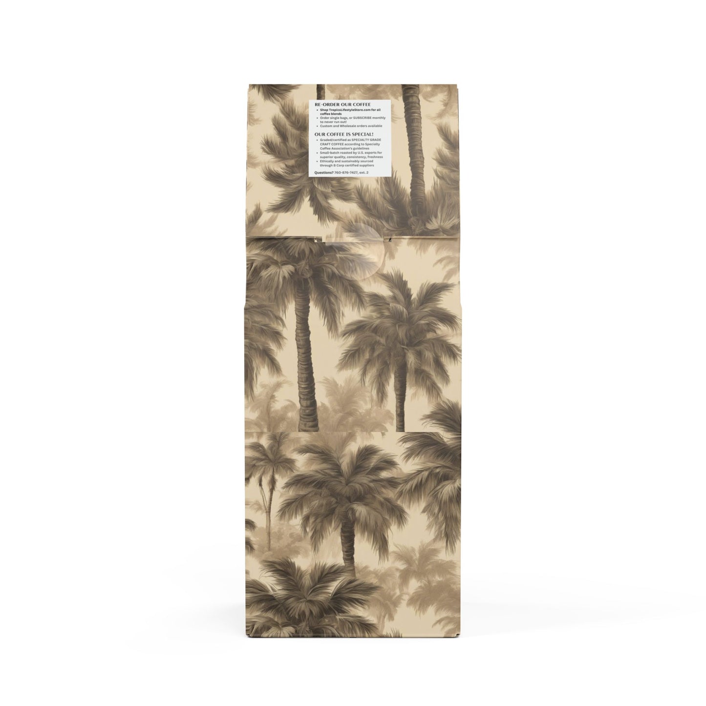 Beach Sunrise Blend™ (Light Roast) Specialty Grade Craft Coffee / Lisa's Fluffy Palms