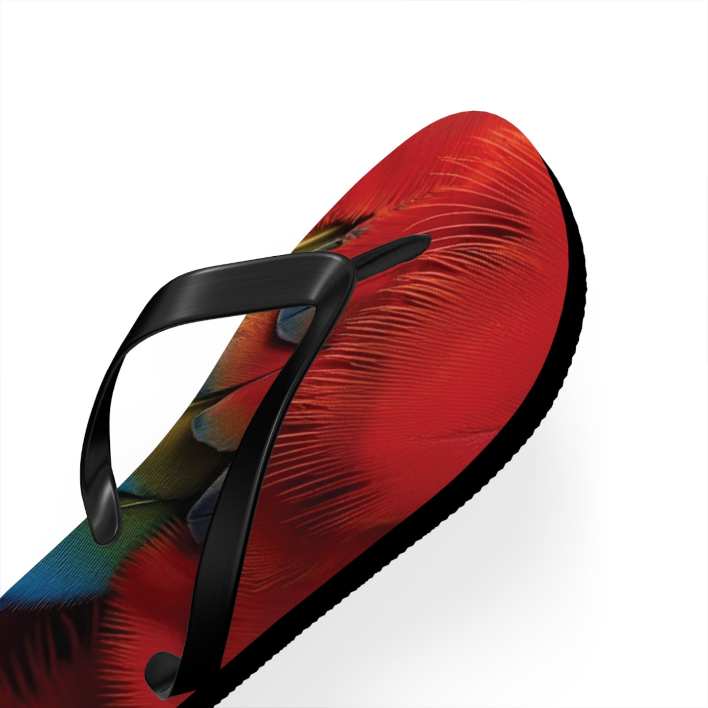 Flip Flops - Macaw Feathers