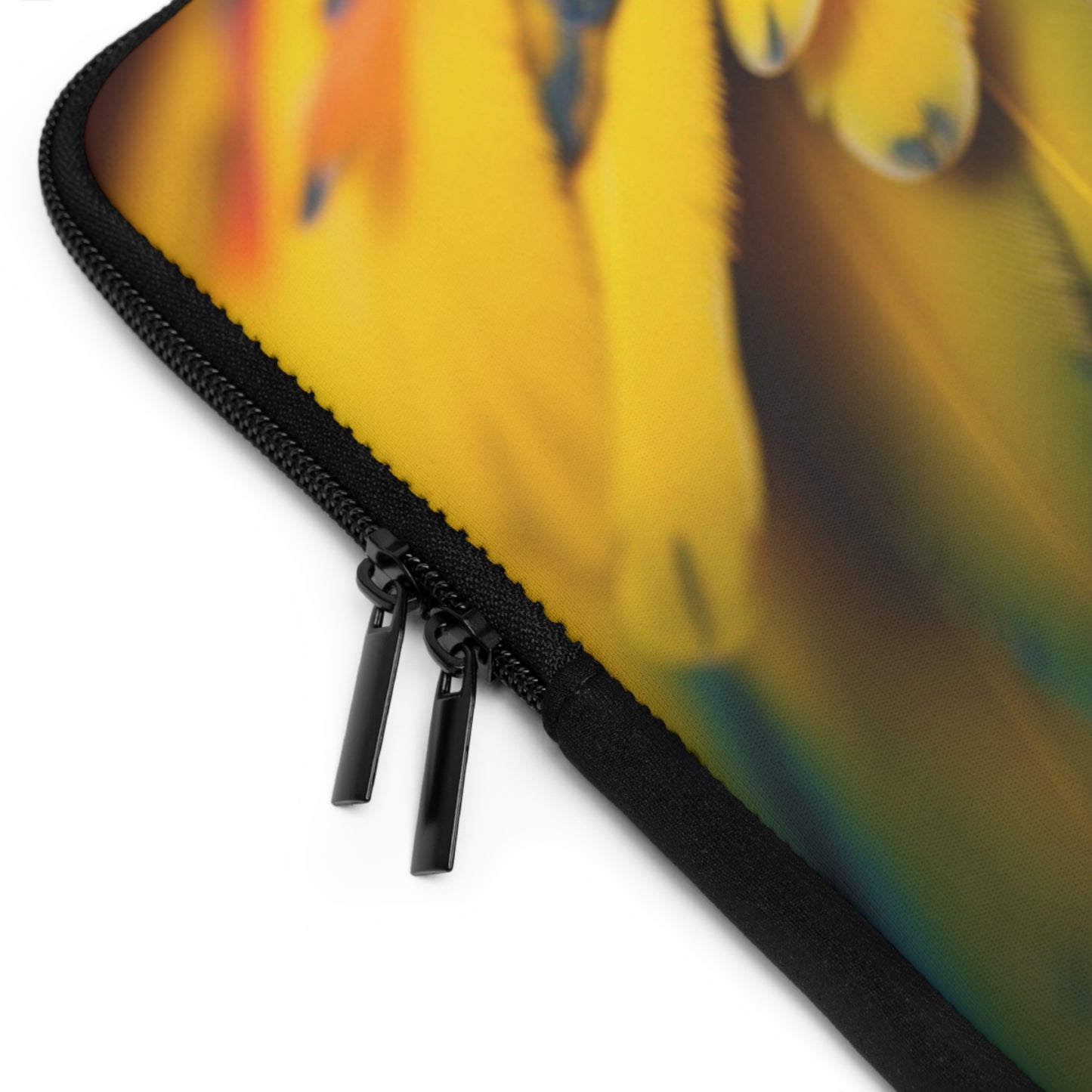 Tropical Laptop Sleeve, 5 Sizes - Perfect for Bird Lovers & Students / Macaw Feathers