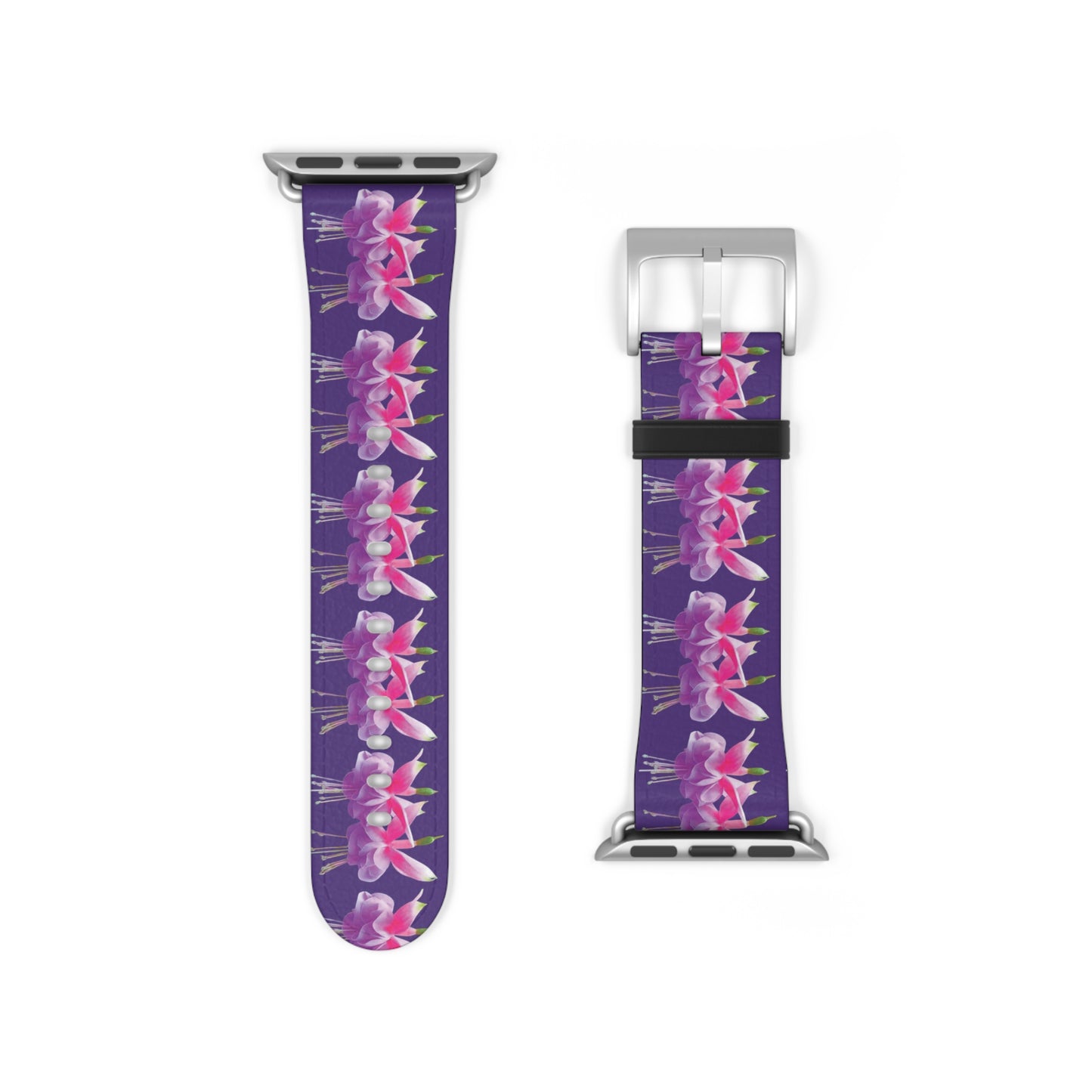 Apple Watch Band - Two Fuchsias, purple