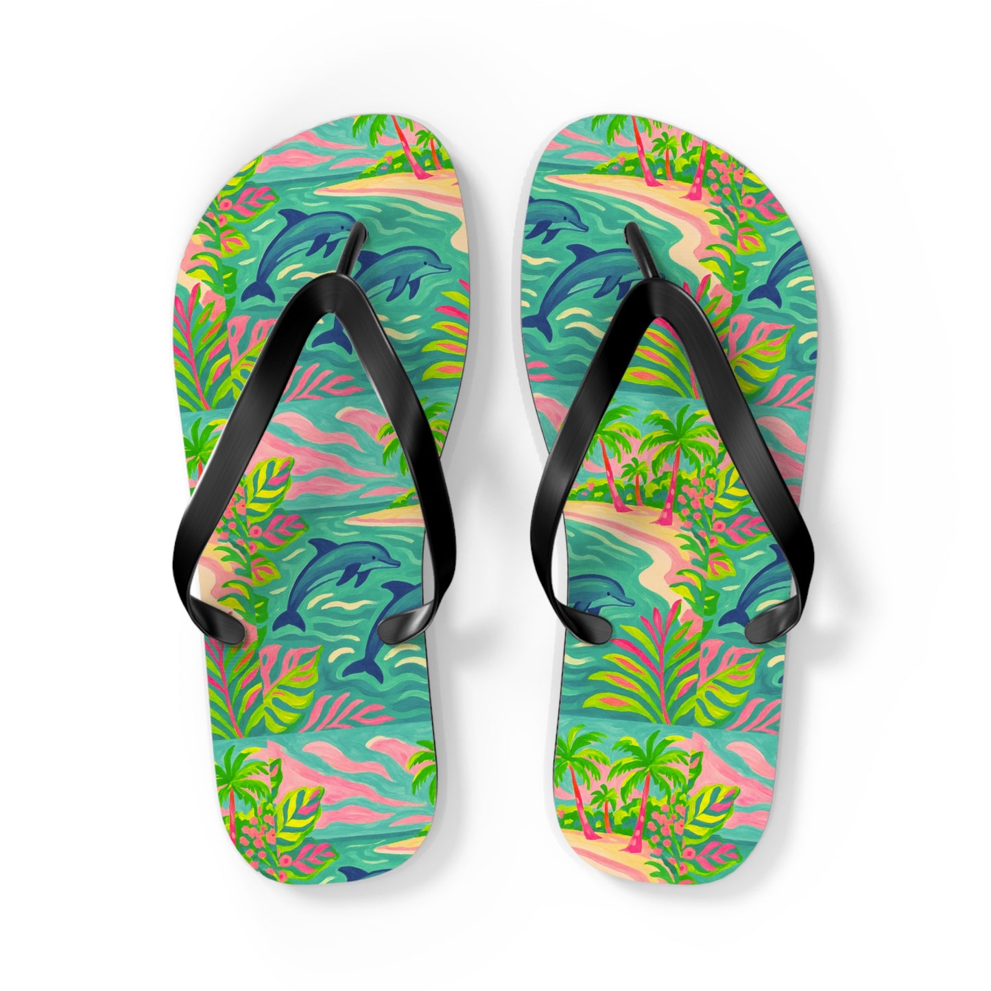 Flip Flops - Jumping Dolphins