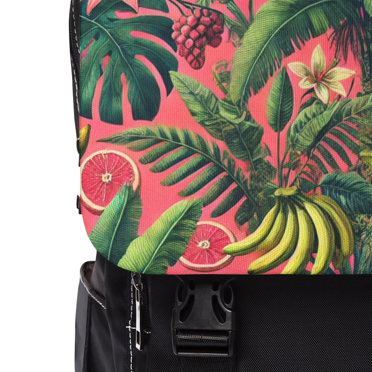 More Tropical Fruit/Coral Casual Backpack - Perfect for Everyday Adventures
