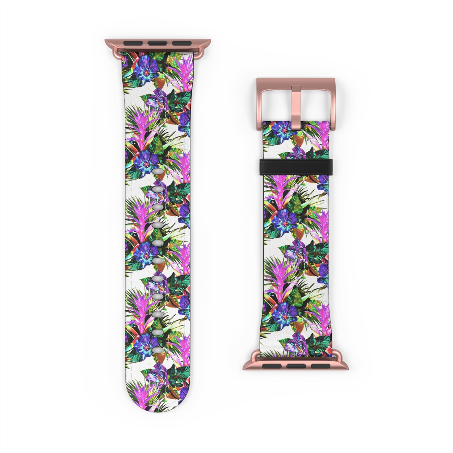 Apple Watch Band - Plant Palooza, white