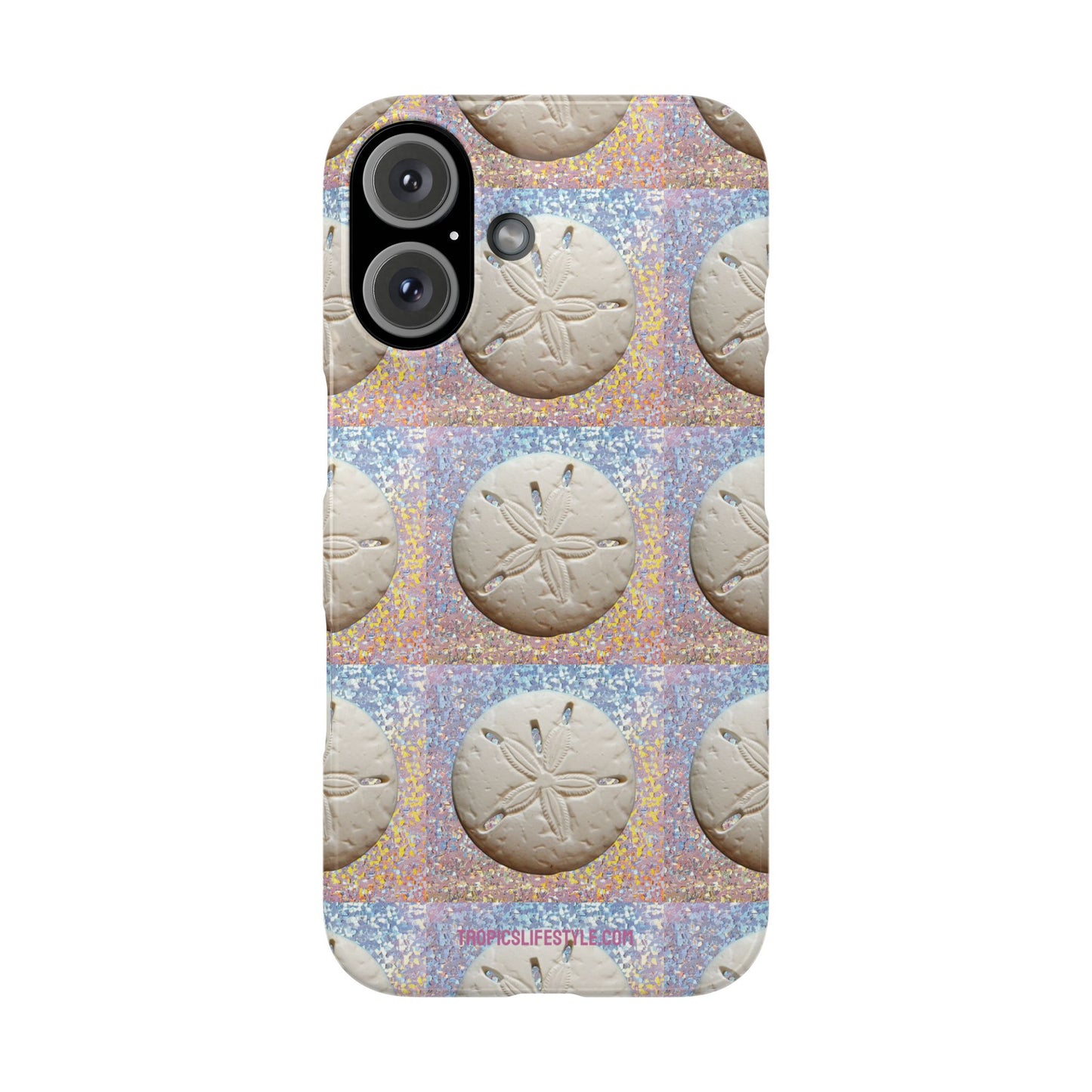 Slim Phone Cases - Disco Sand Dollar