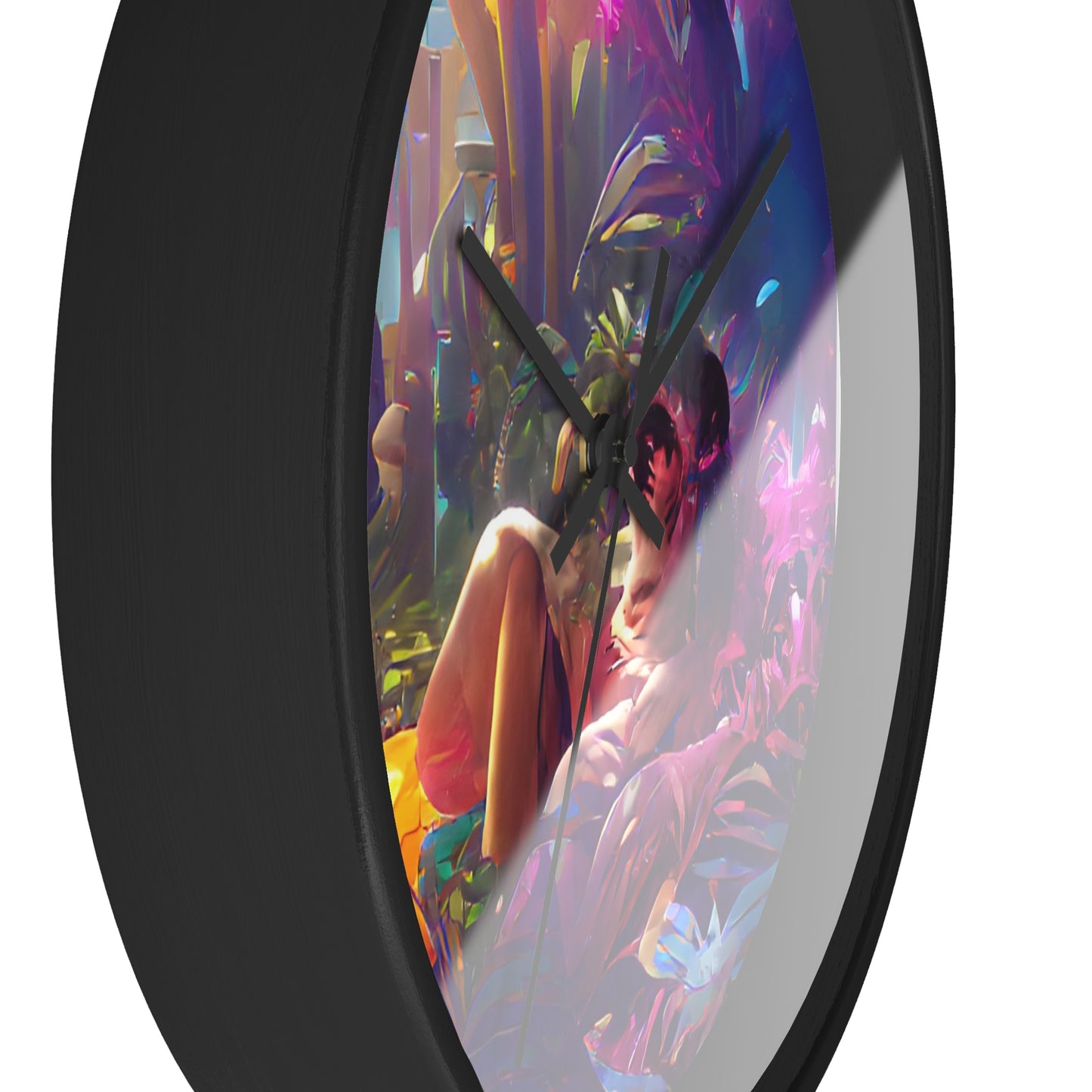 Wall Clock, "Secret Midnight Kiss in Hidden Tropical Garden"