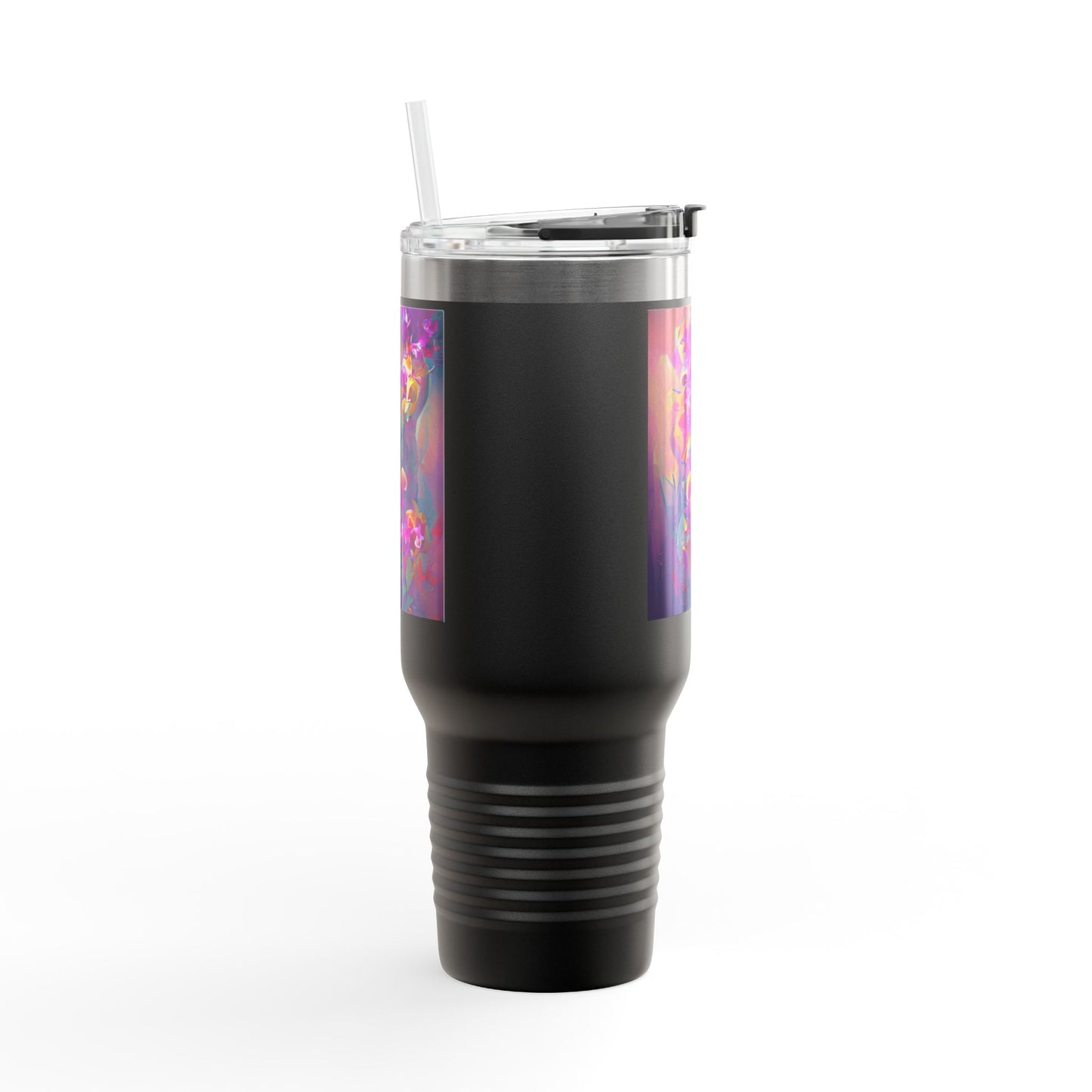 Fantasy Orchids nsulated Travel Mug - 40oz - Perfect for Outdoor Adventures