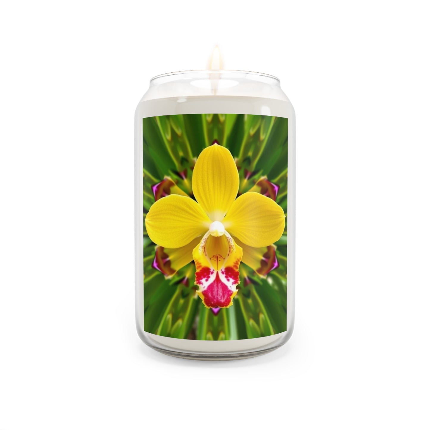 Scented Candle, 13.75oz - Yellow Orchid Kaleidoscope