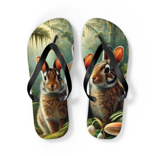 Flip Flops - Tropical Sumatran Rabbits