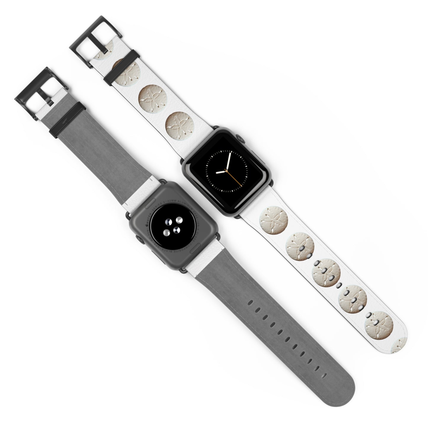 Apple Watch Band - Sand Dollar Parade, white