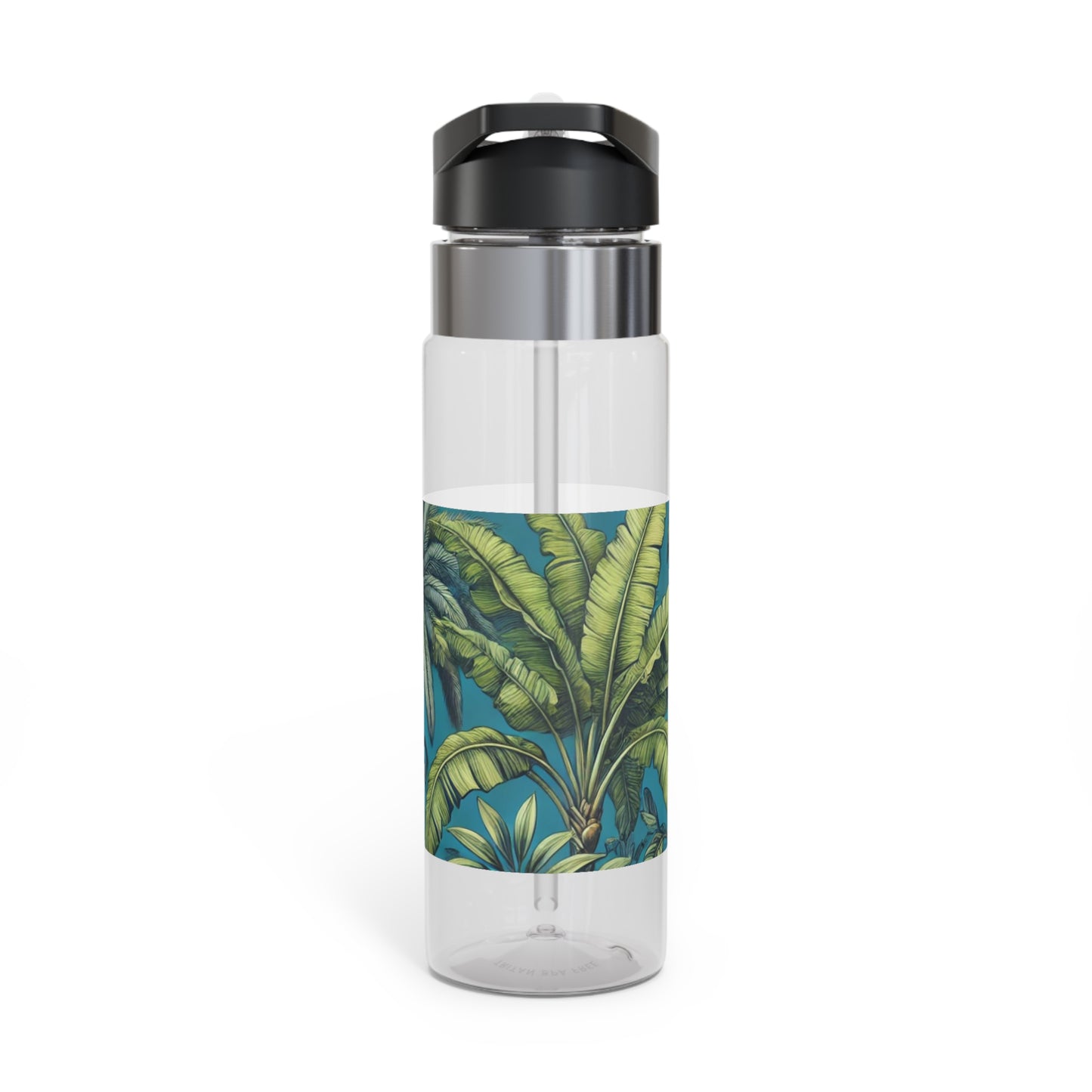 Tropical 20oz Tritan Sport Water Bottle -  Leakproof, Lightweight, BPA-Free / Tropical Fruits Blue