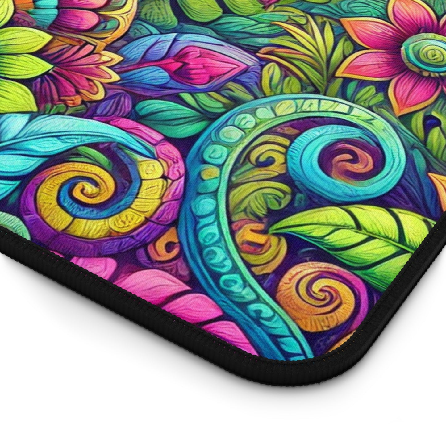 Tropical Mouse Pad/Desk Mat, 3 Sizes - Perfect for Home Office / Colorful Rainforest Parrots