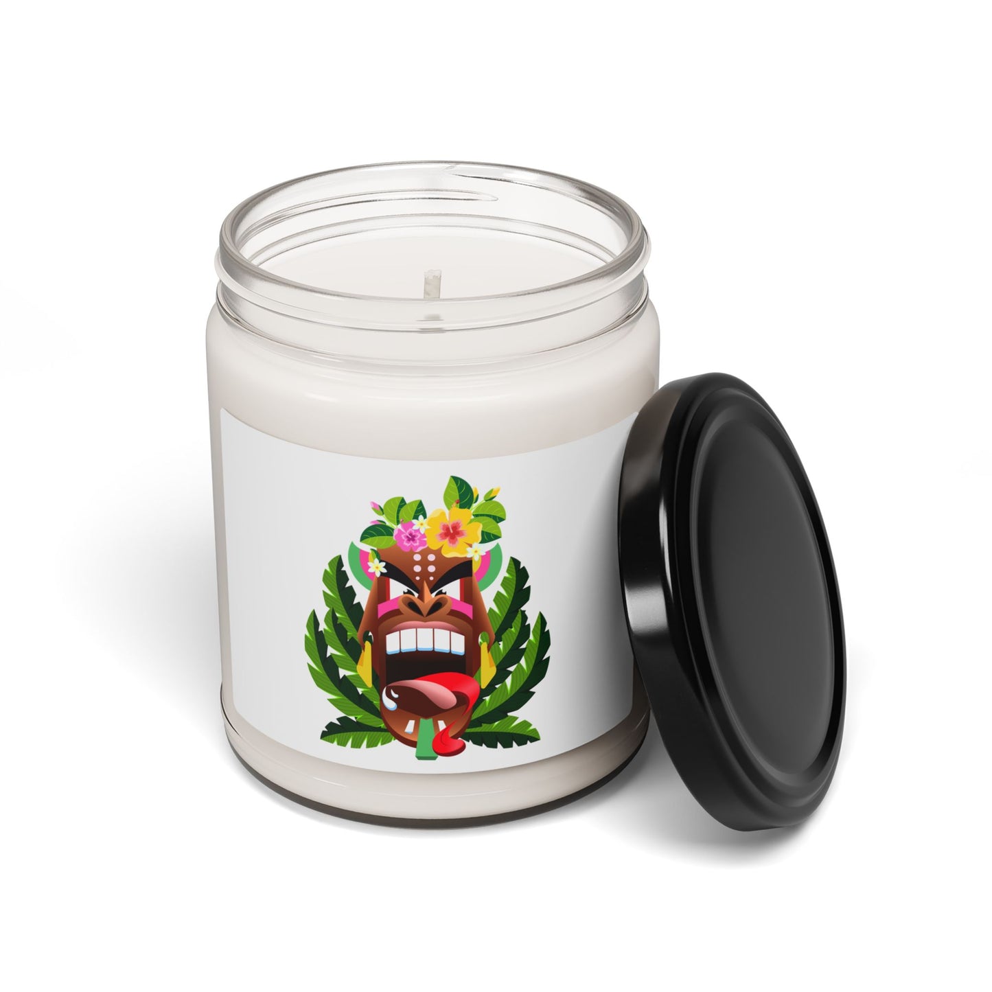 Scented Soy Candle, 9oz, Tiki Boss Alelo