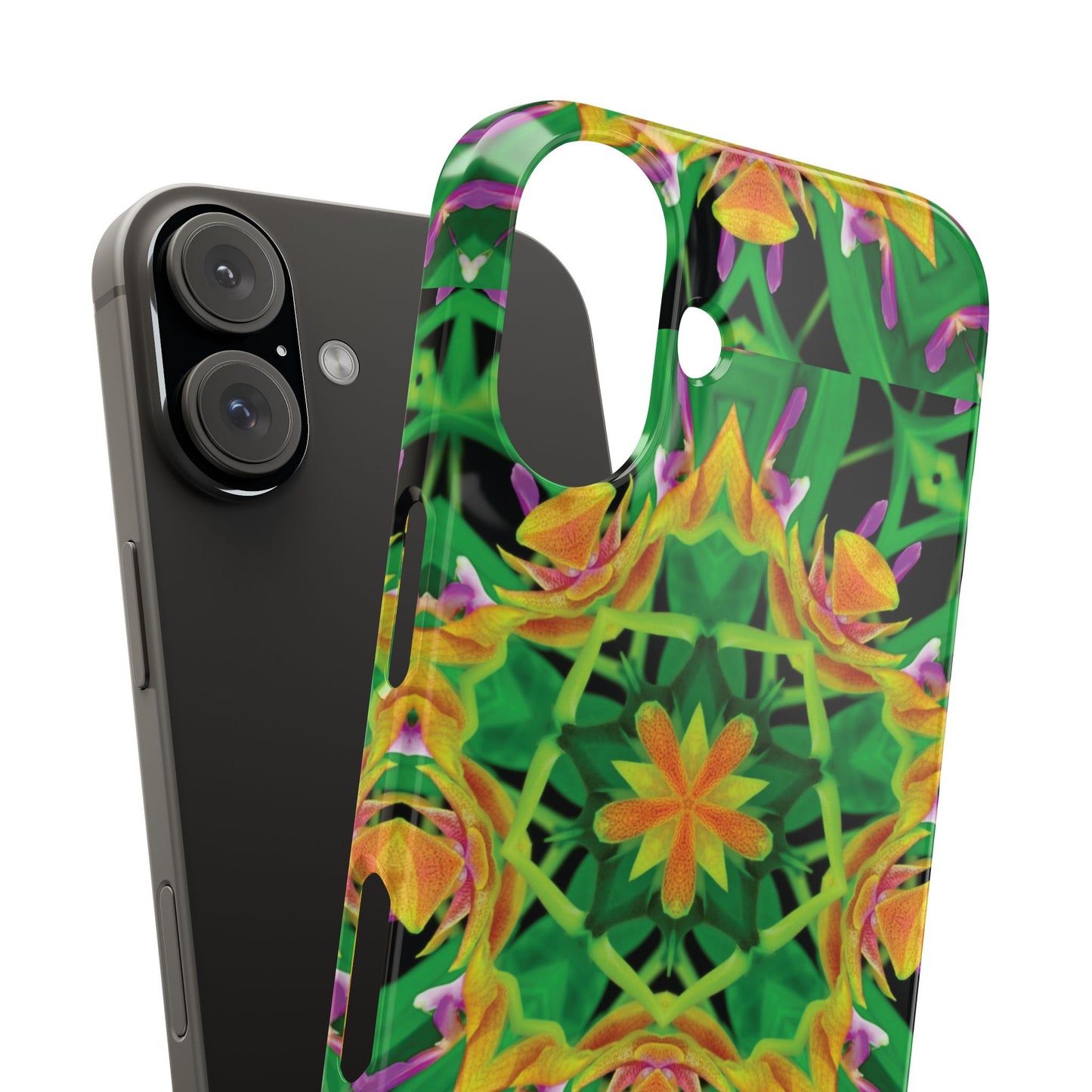 Slim Phone Cases - Orchid Kaleidoscope #2