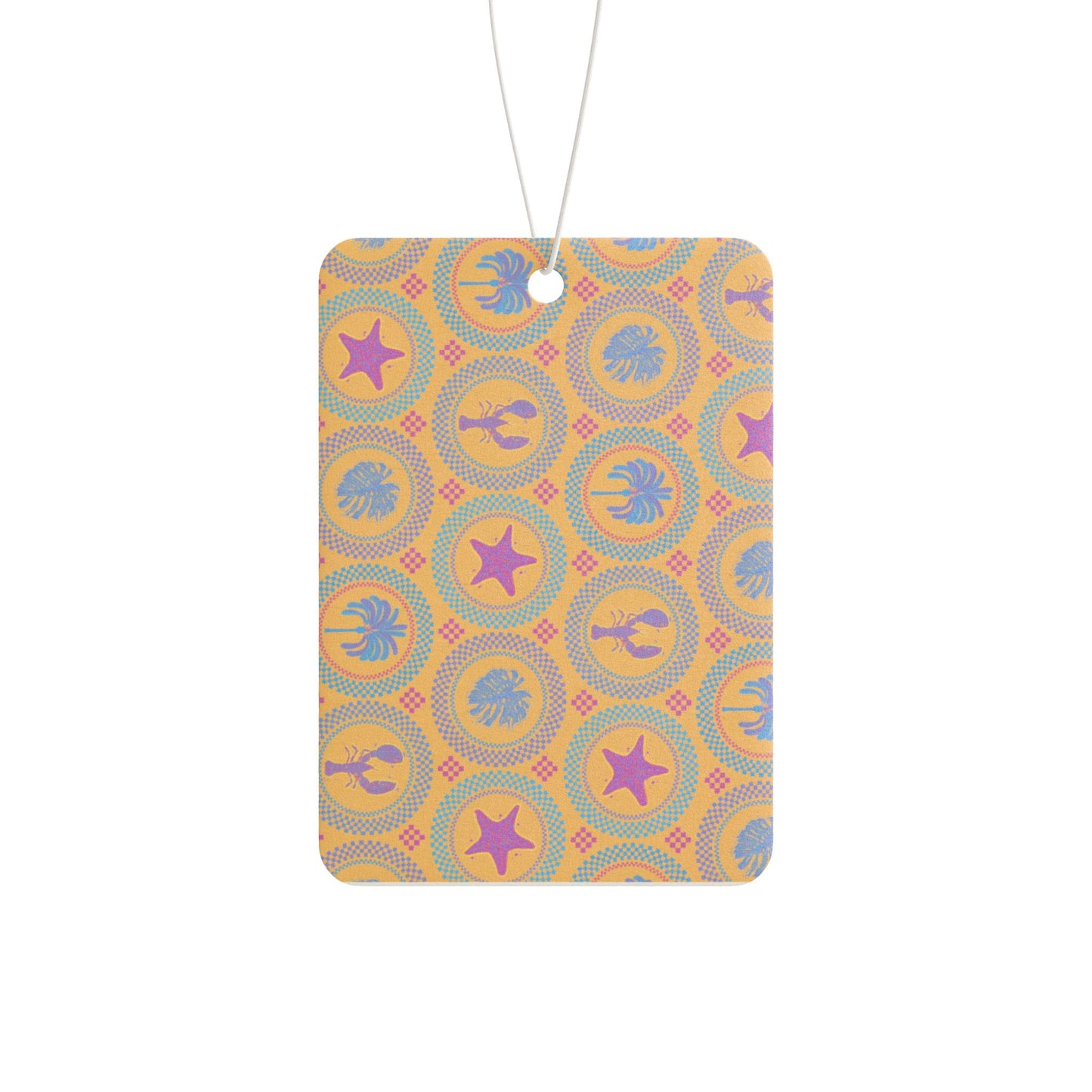 Car Air Freshener - Mosaic Tropi Life, heatwave