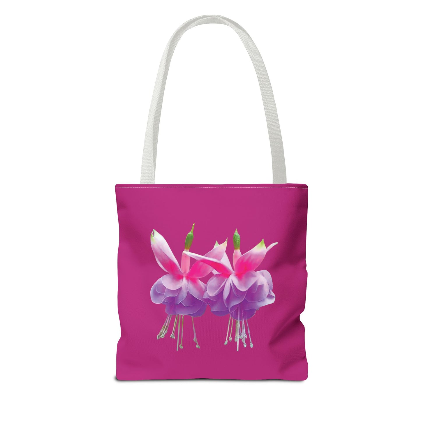 Tropical Real Two Fuchsias/Pink Tote Bag - 3 Sizes