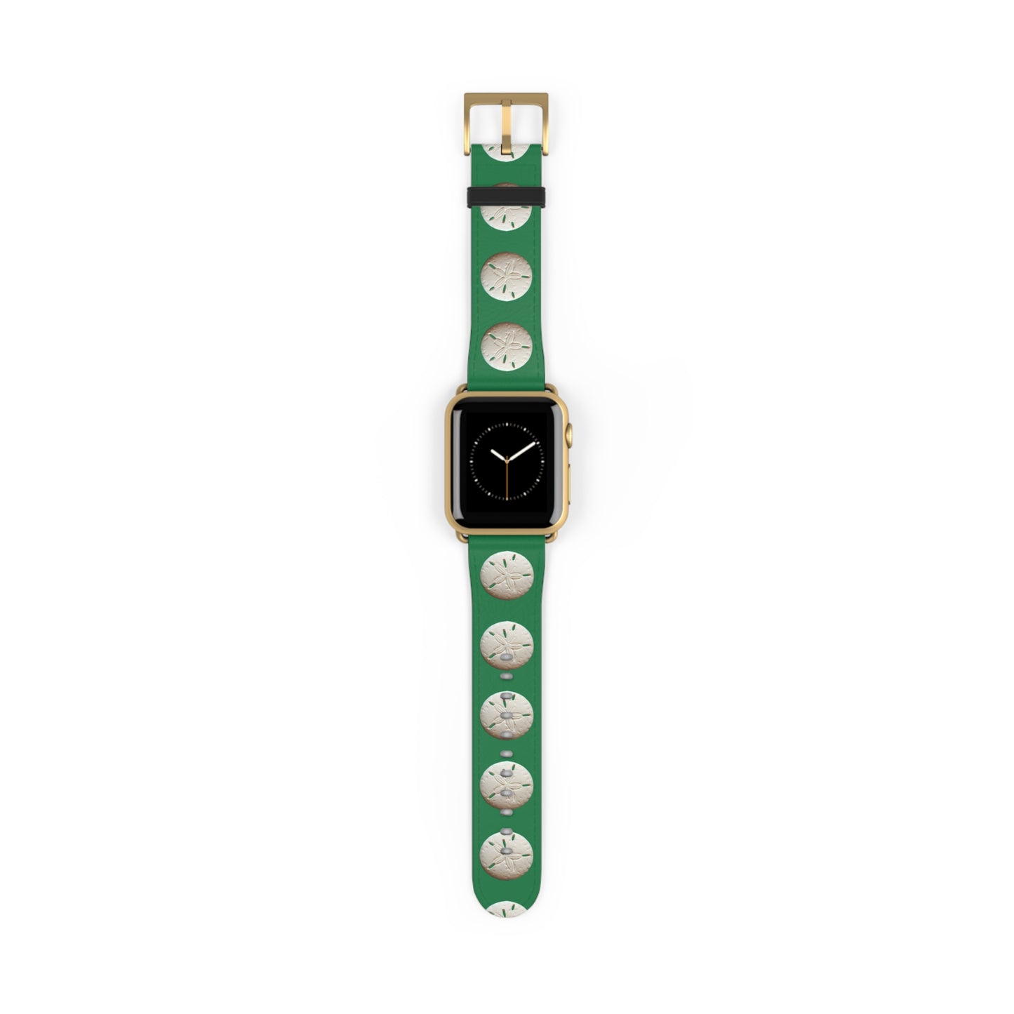 Apple Watch Band - Sand Dollar Parade, dark green