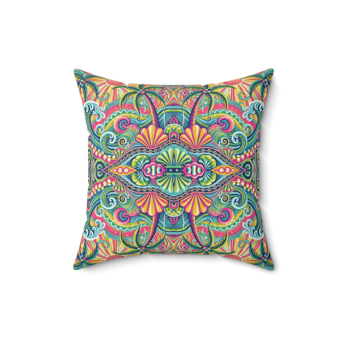 Decorative Pillow - Accent Cushion, 4 Sizes / Kaleido Bay