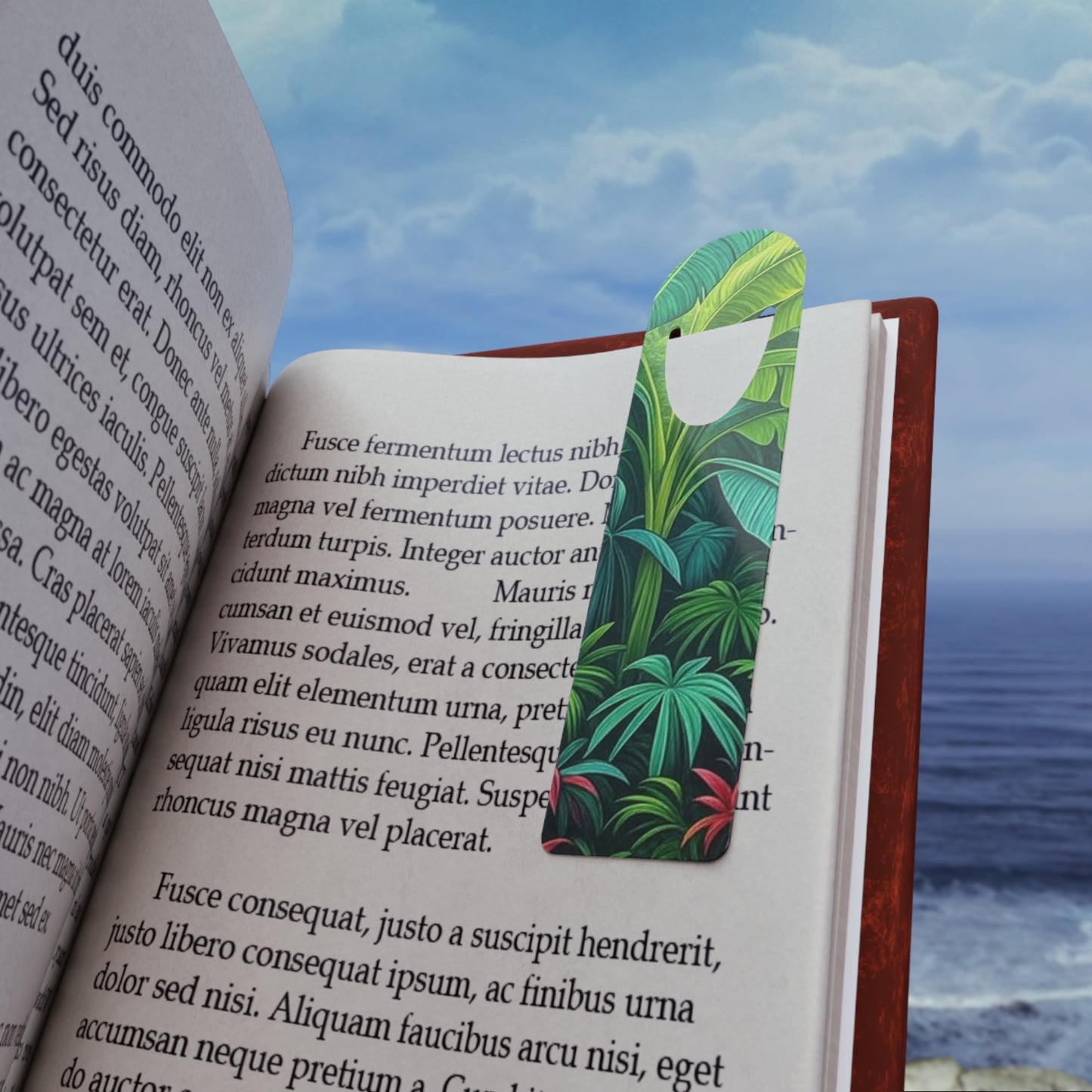 Bookmark - Aluminum, Rainforest Sleeping Spot