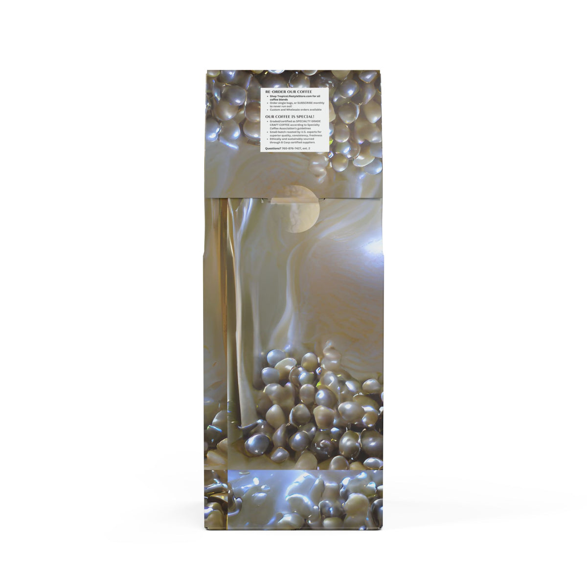 Rainforest Mist™ Single Origin DECAF (Medium Roast), Specialty Grade Craft Coffee / Natural Pearls Dream