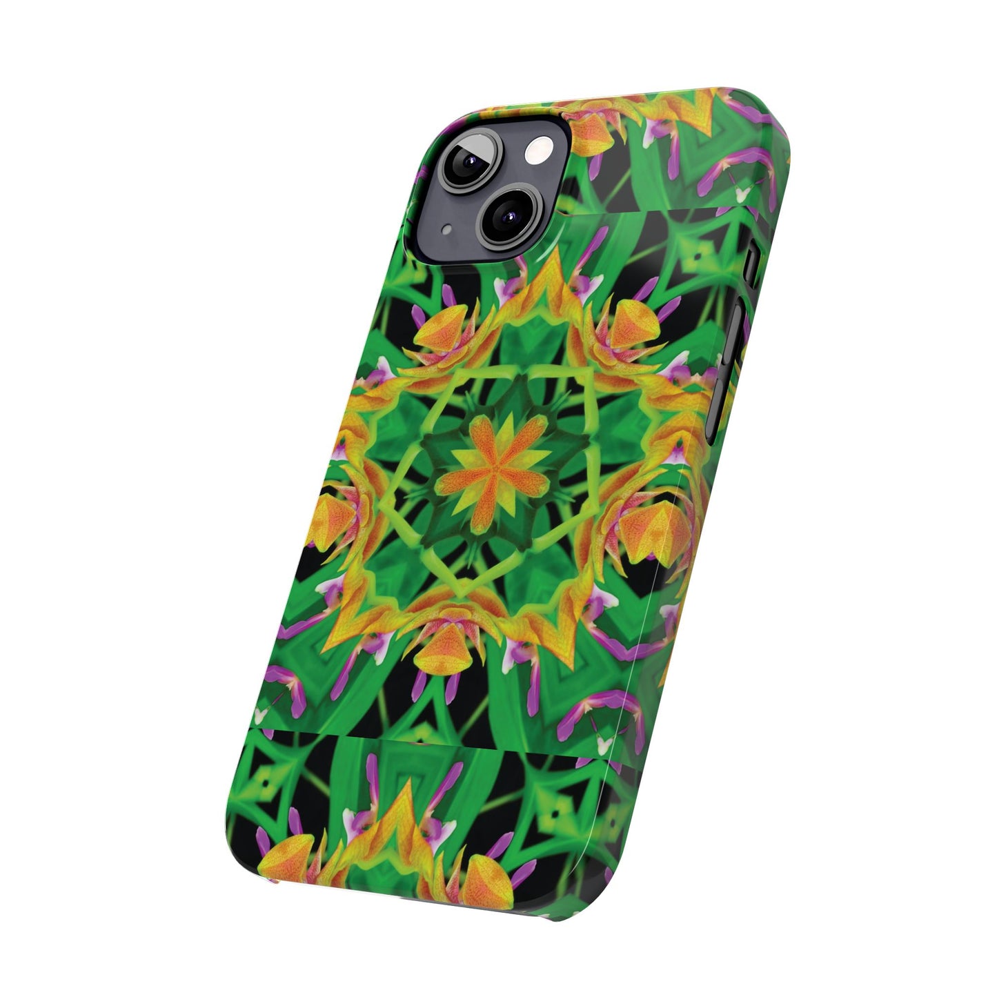 Slim Phone Cases - Orchid Kaleidoscope #2