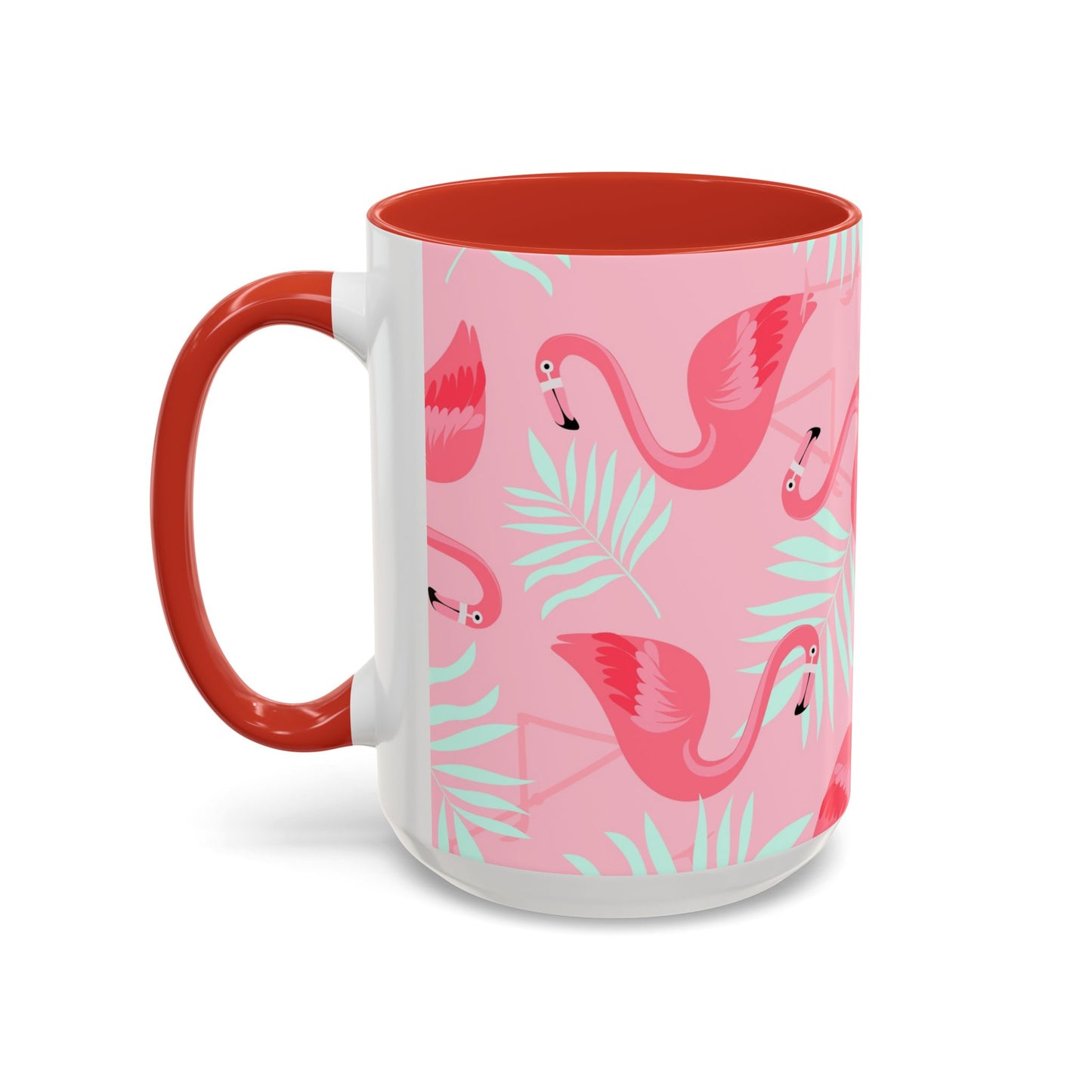 Copy of Accent Coffee Mug (11, 15oz), Hawaiian Flowers / Various Colors