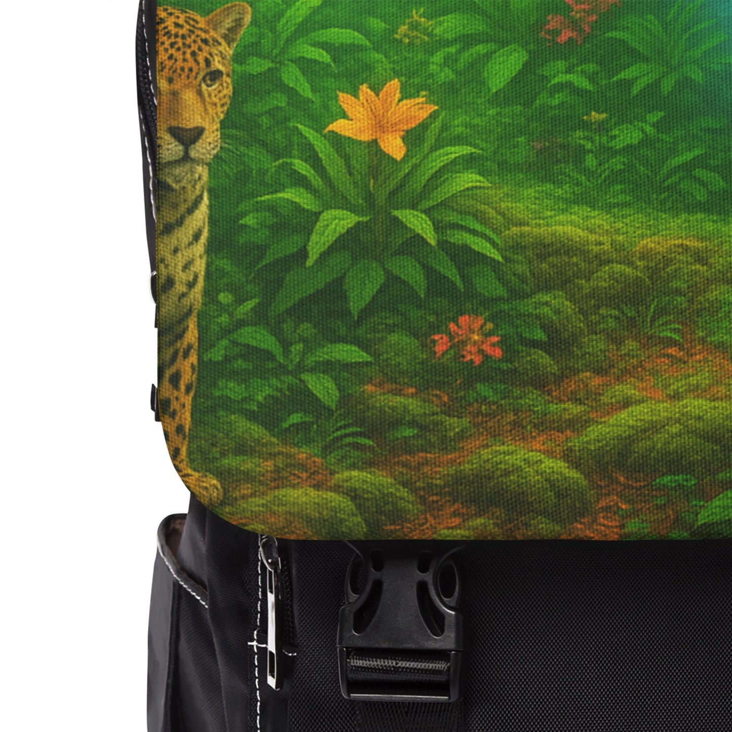 Rainforest UFO and Jaguars Casual Backpack - Perfect for Everyday Adventures