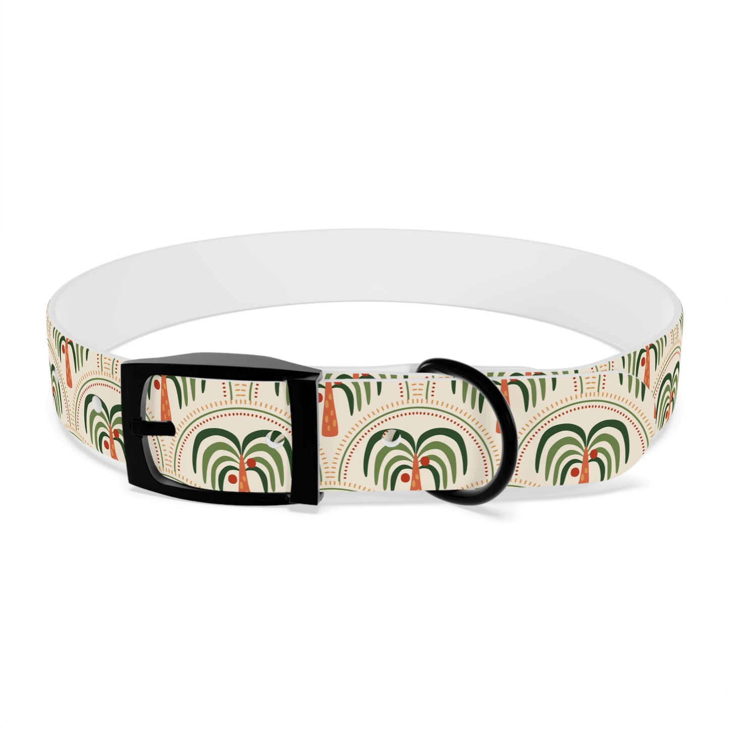 Dog Collar - Stylized Mosaic Palms