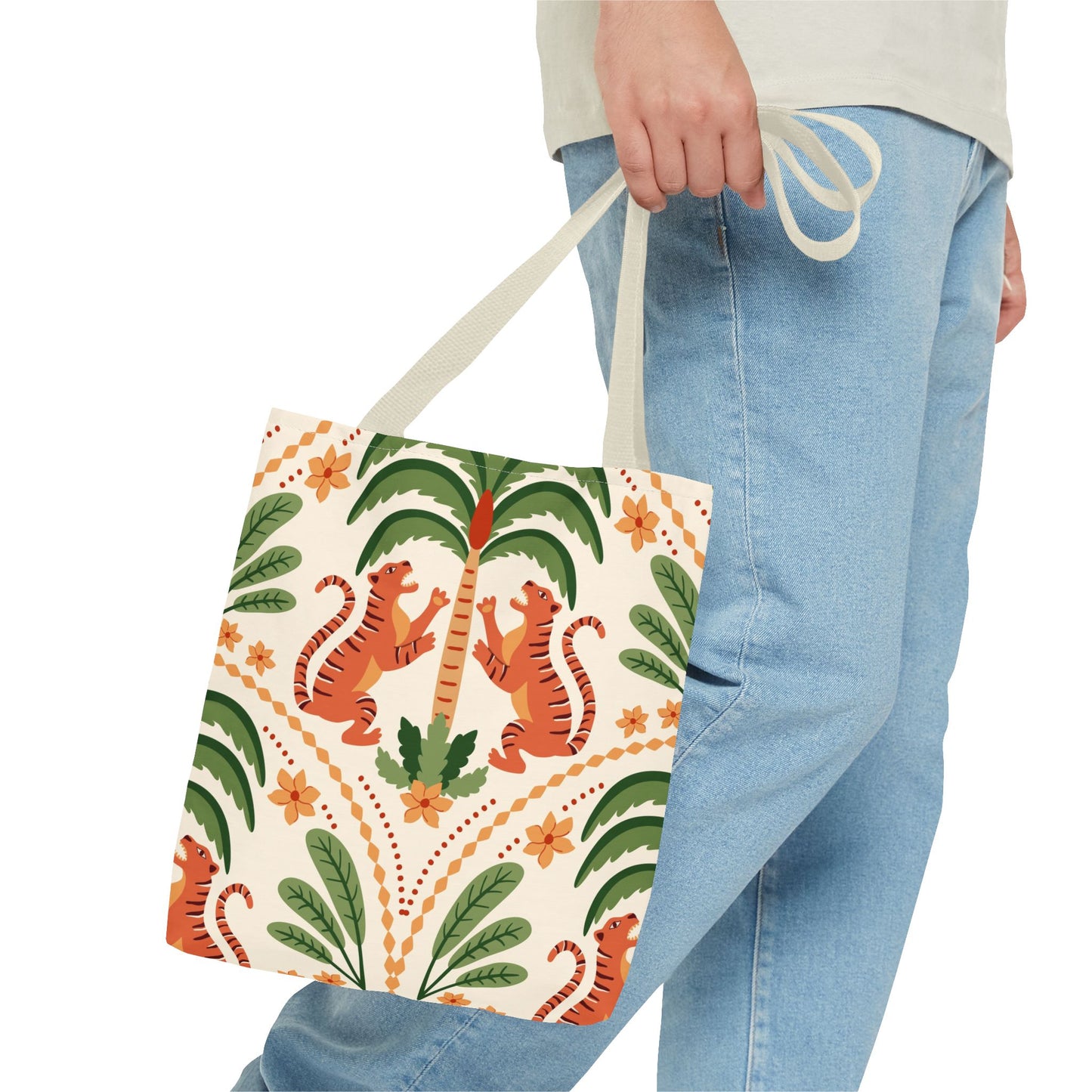 Tigers and Palms Tote Bag - 3 Sizes