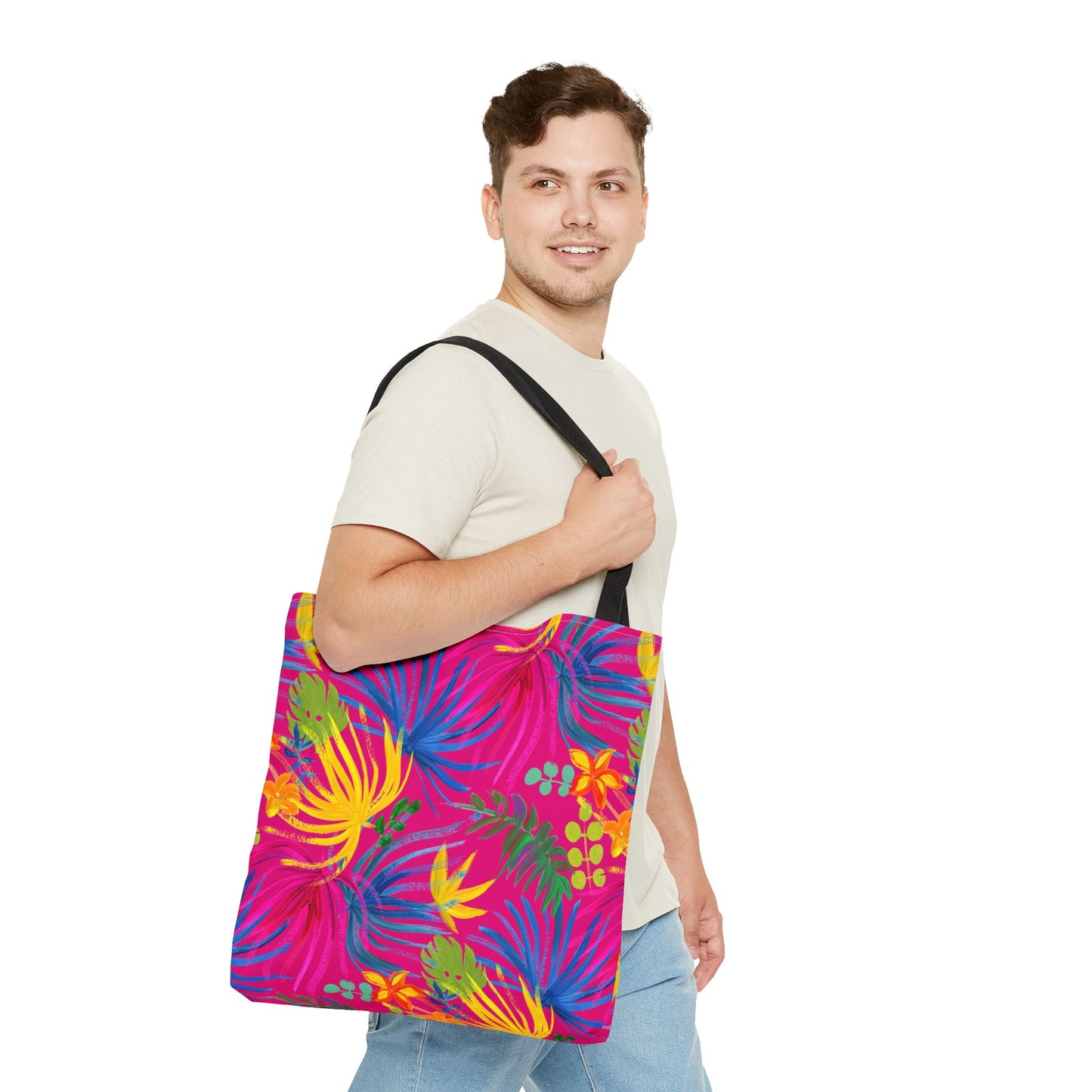 Tropical Flowers Exotic Flora Tote Bag - 3 Sizes