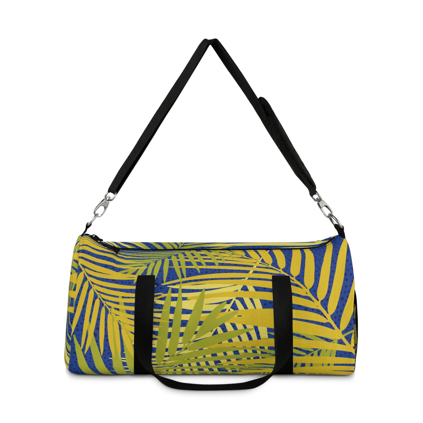 Tropical Rainforest Duffel Bag - Perfect for Travel and Gym / Gold Palms