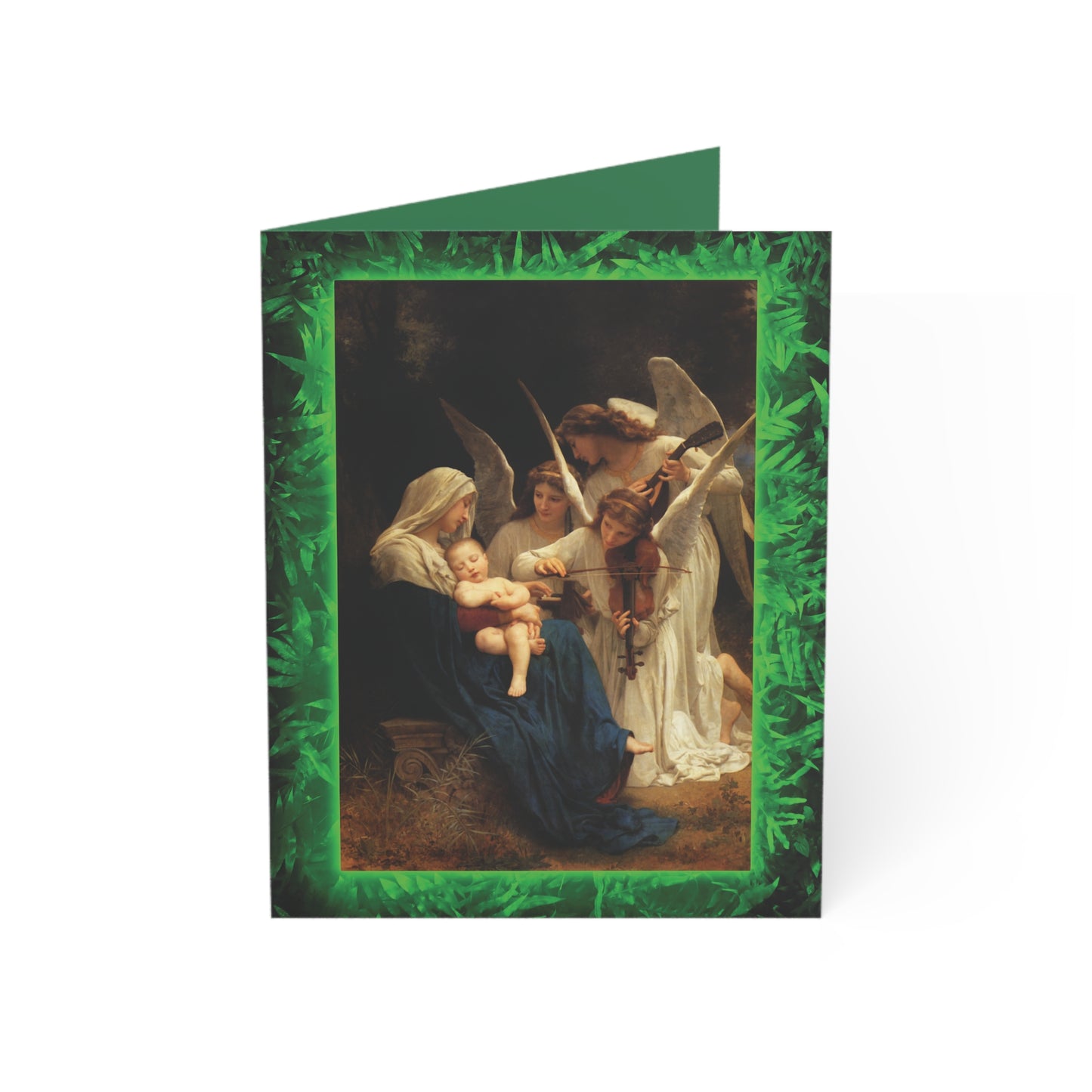 Religious Tropical Greeting Cards – Set of 1, 10, 30 or 50 – Song of the Angels