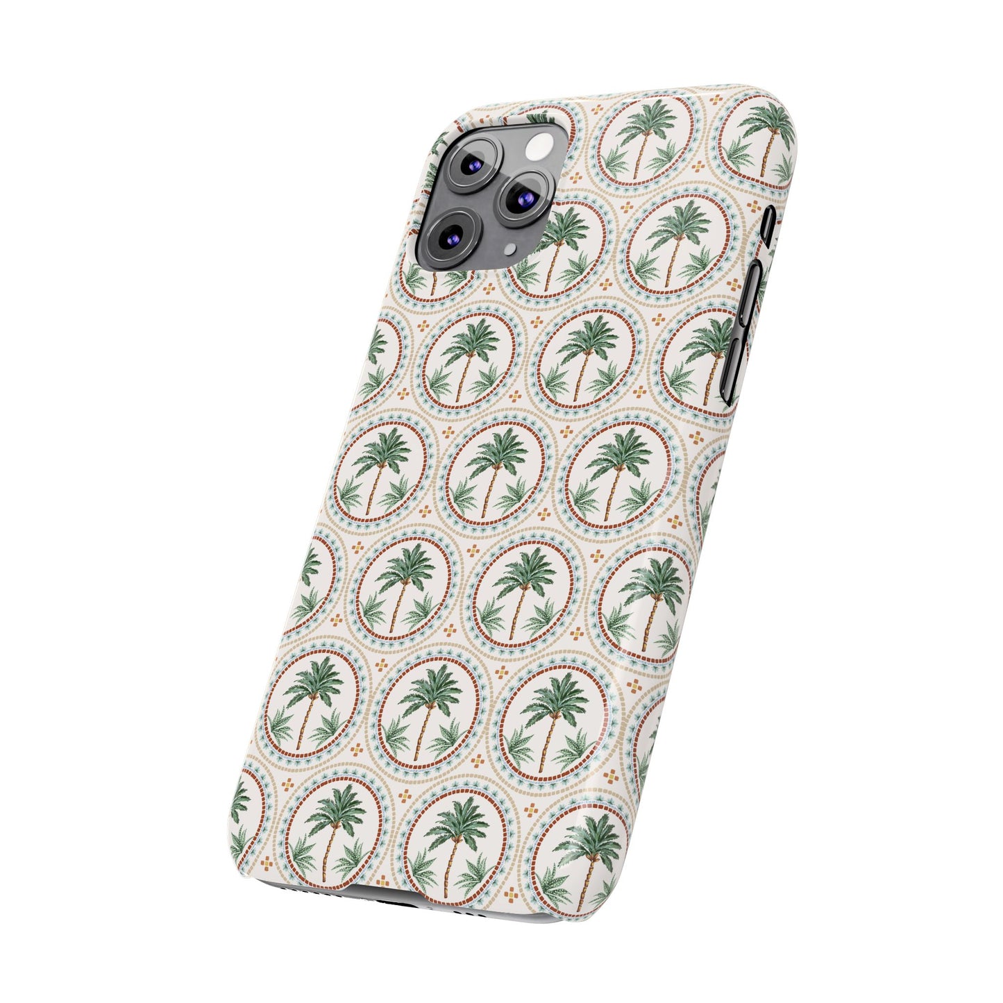 Slim Phone Cases - Mosaic Palm Tree