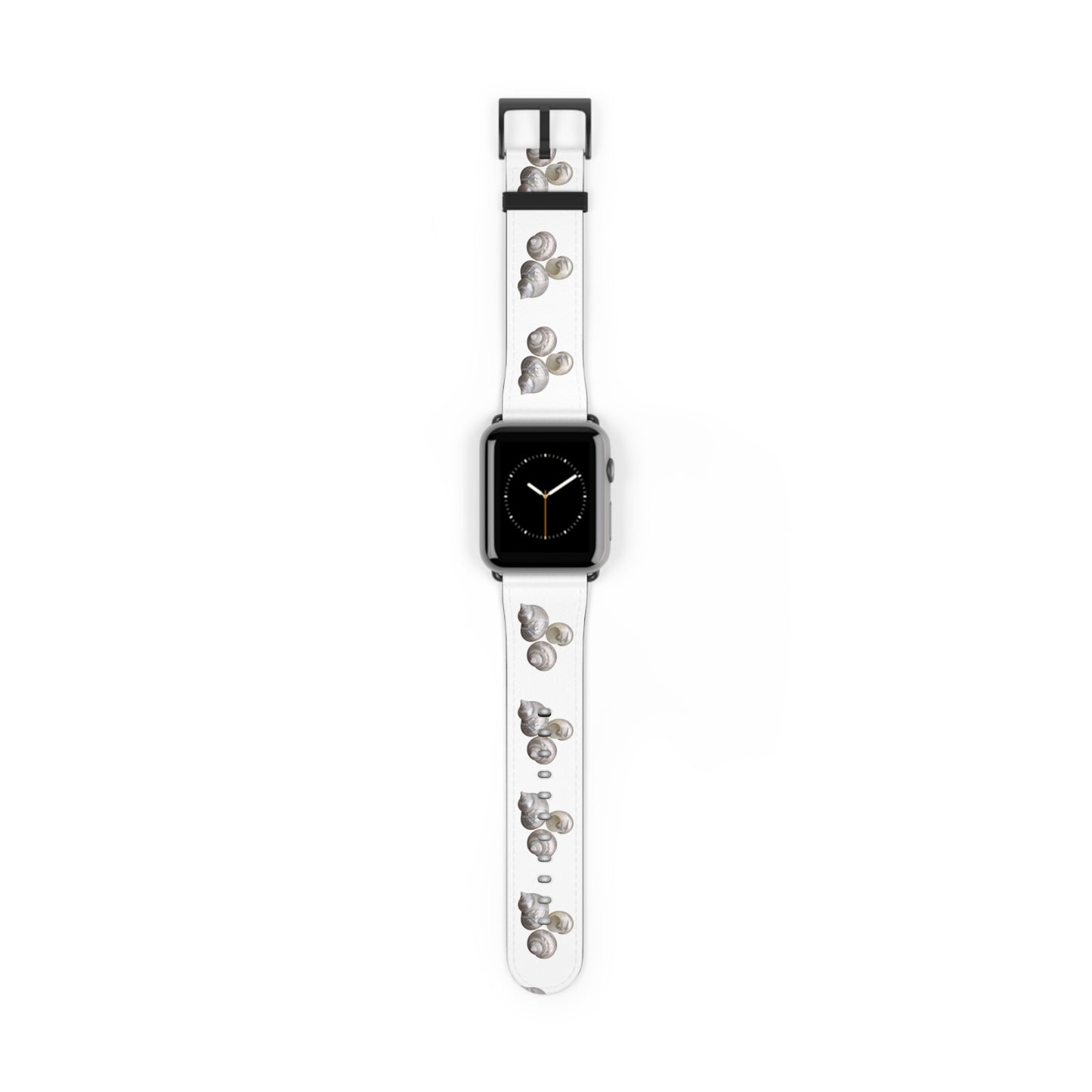 Apple Watch Band - Nautilus Shell Trio, white