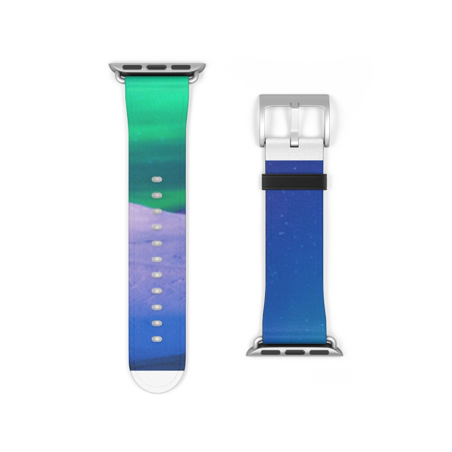 Apple Watch Band - Cold Ocean Lights, Peacock