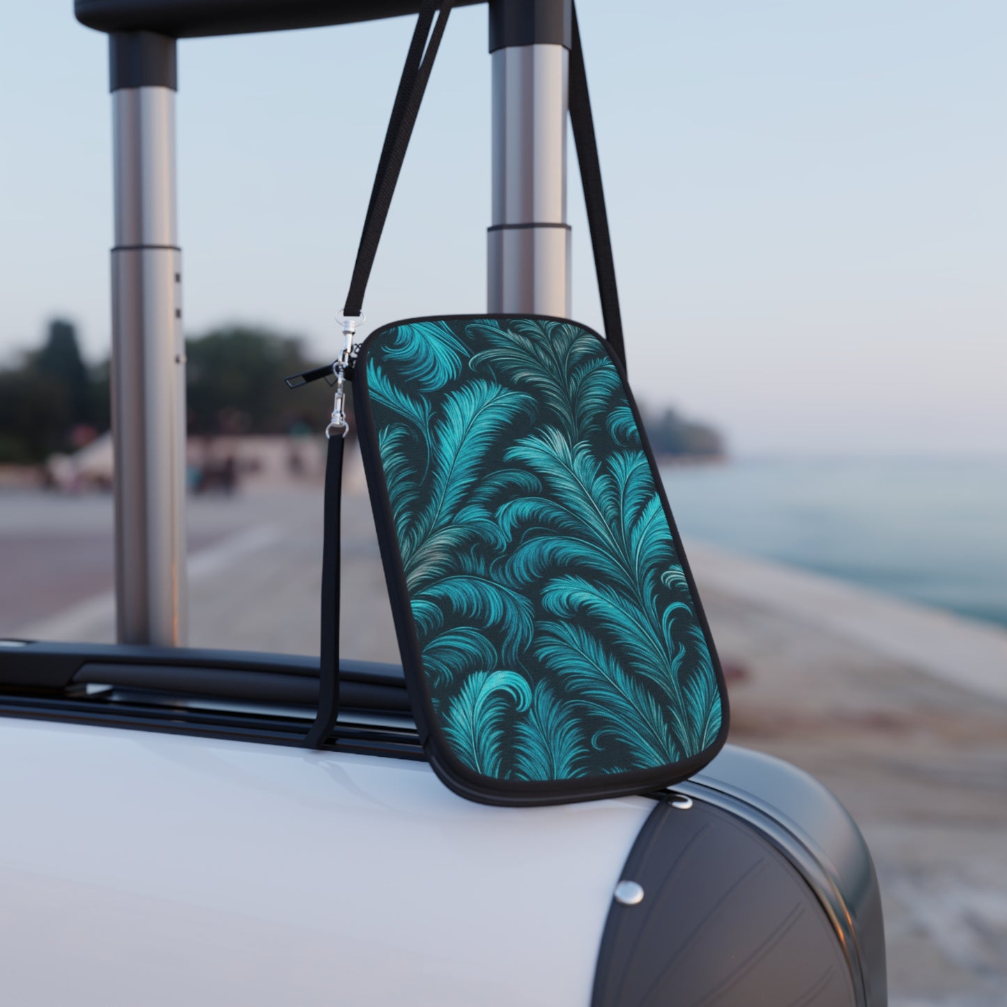 Passport Wallet – Perfect for Travelers & Adventurers / Palms Rocco Turquoise