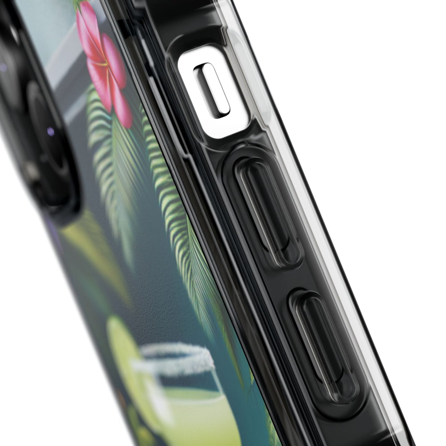 Tropical Margarita Magnetic Clear Phone Case, Many Models