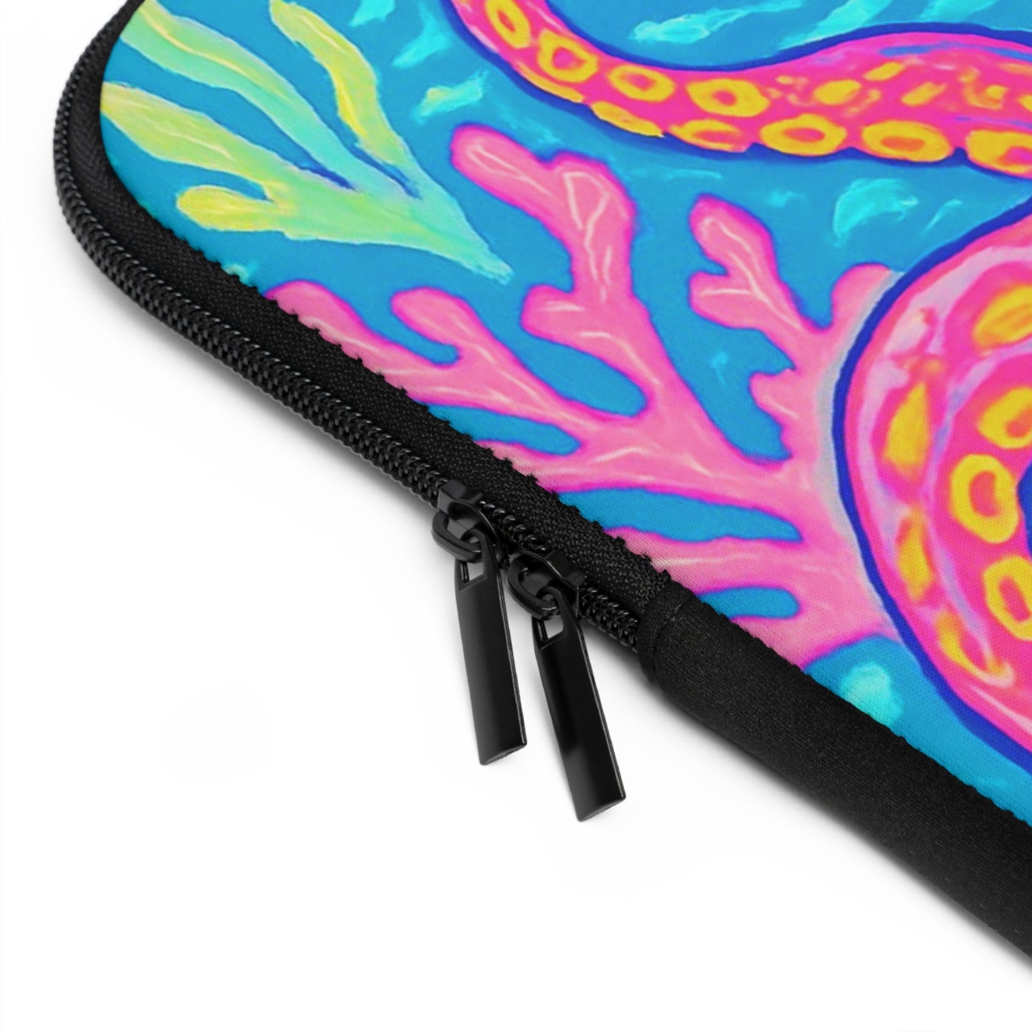 Tropical Laptop Sleeve, 5 Sizes - Perfect for Beach Lovers & Students / Octopus Kraken Joe