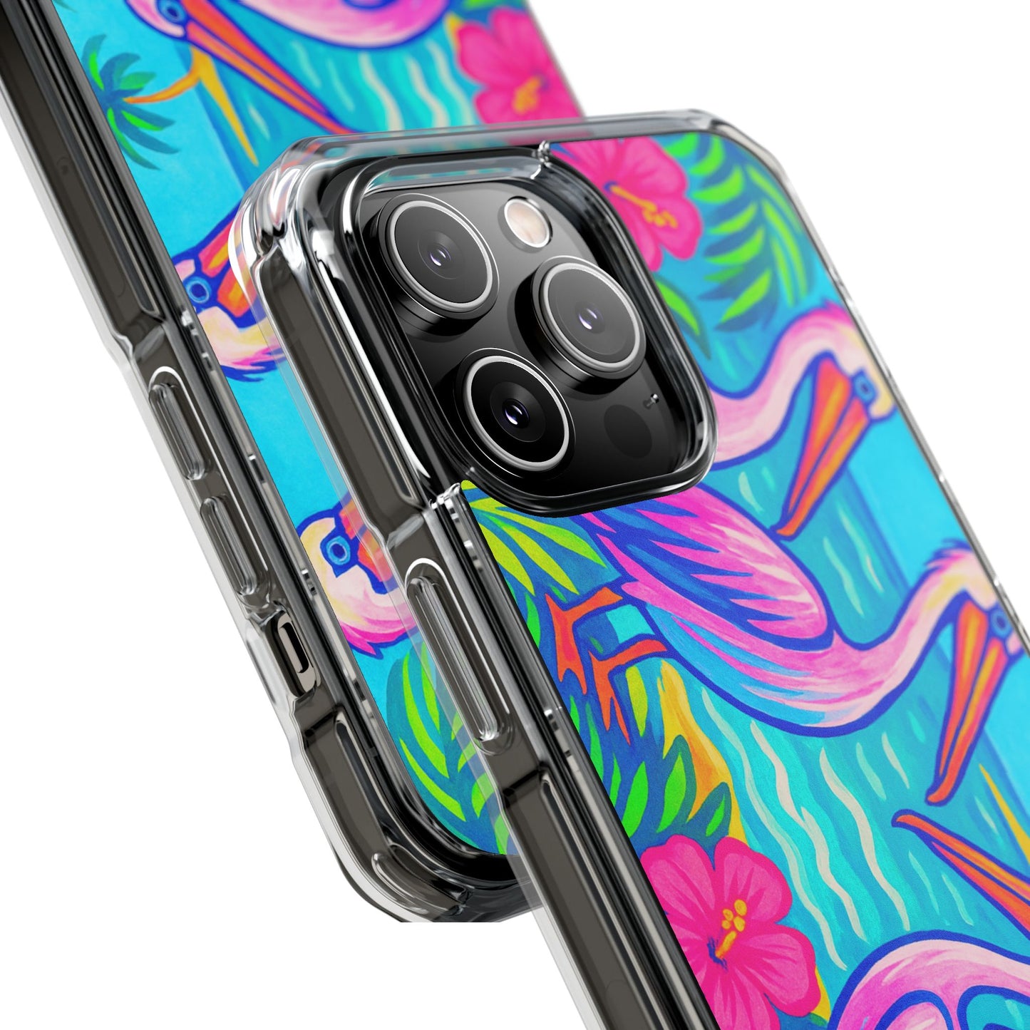 Beach Pelican Party Magnetic Clear Phone Case, Many Models