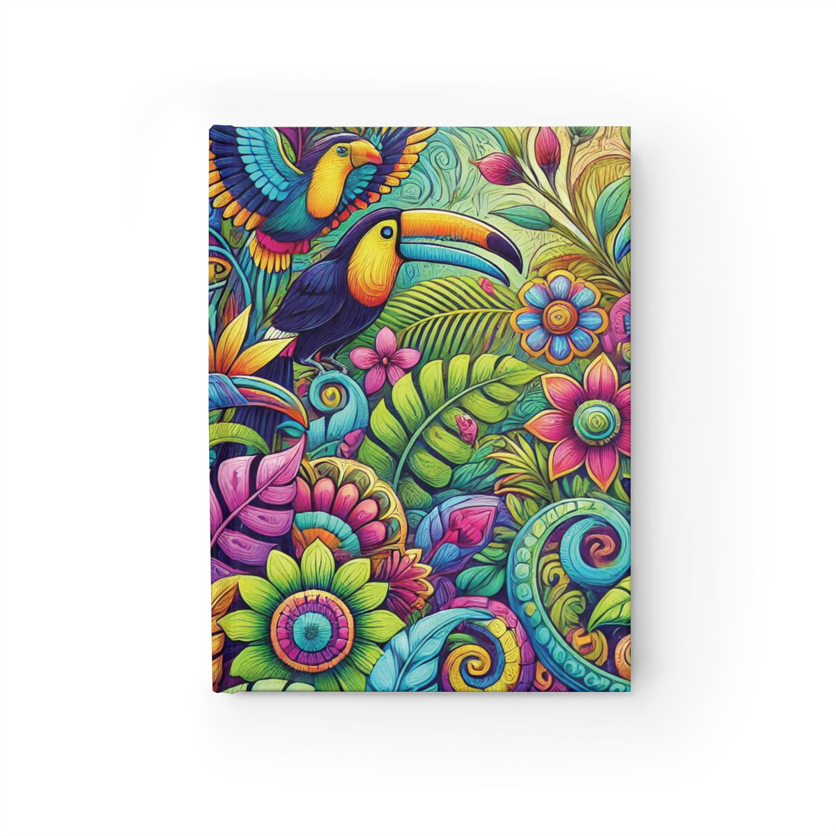 Rainforest Music Parrots Journal - 5" x 7"