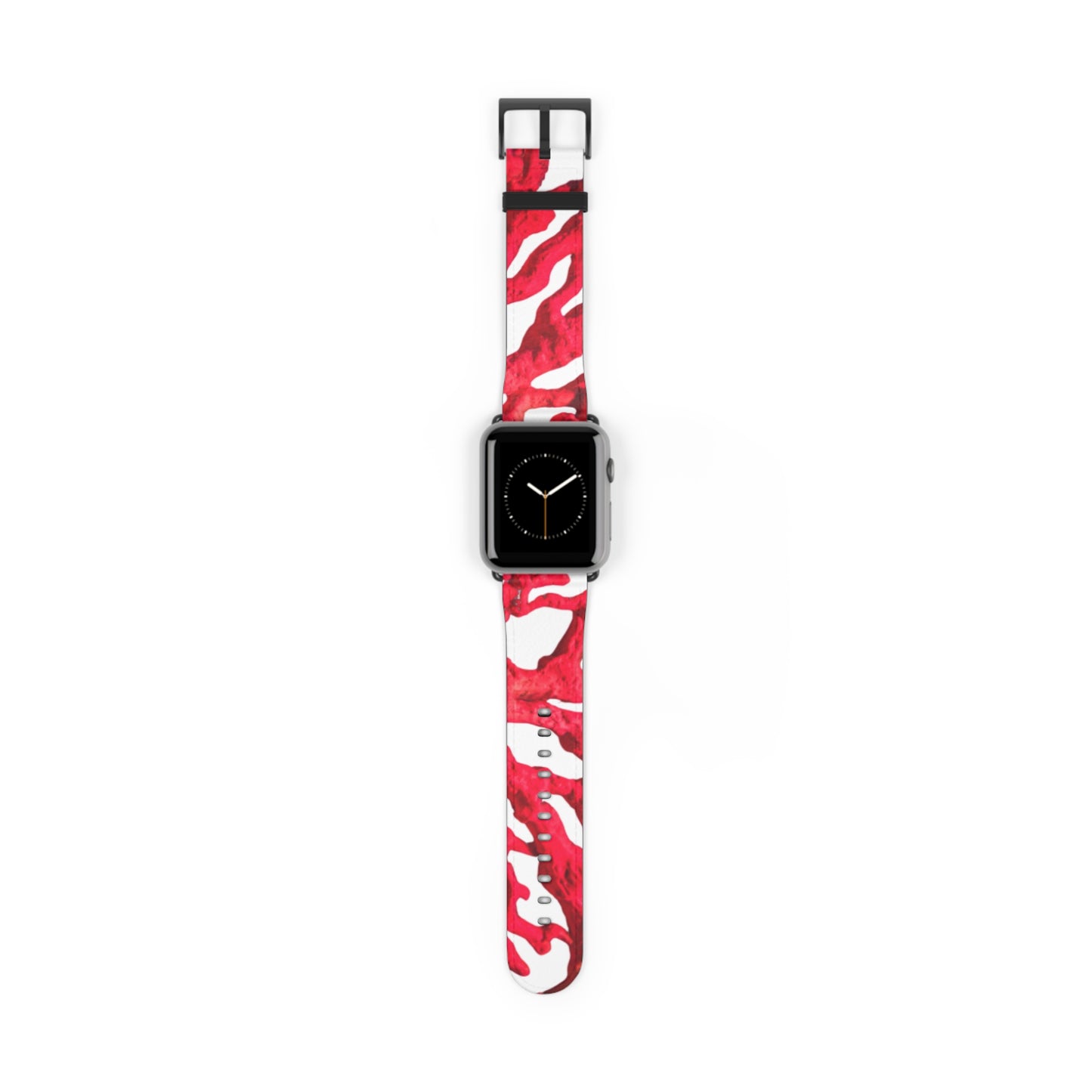 Apple Watch Band - Red Coral, white background