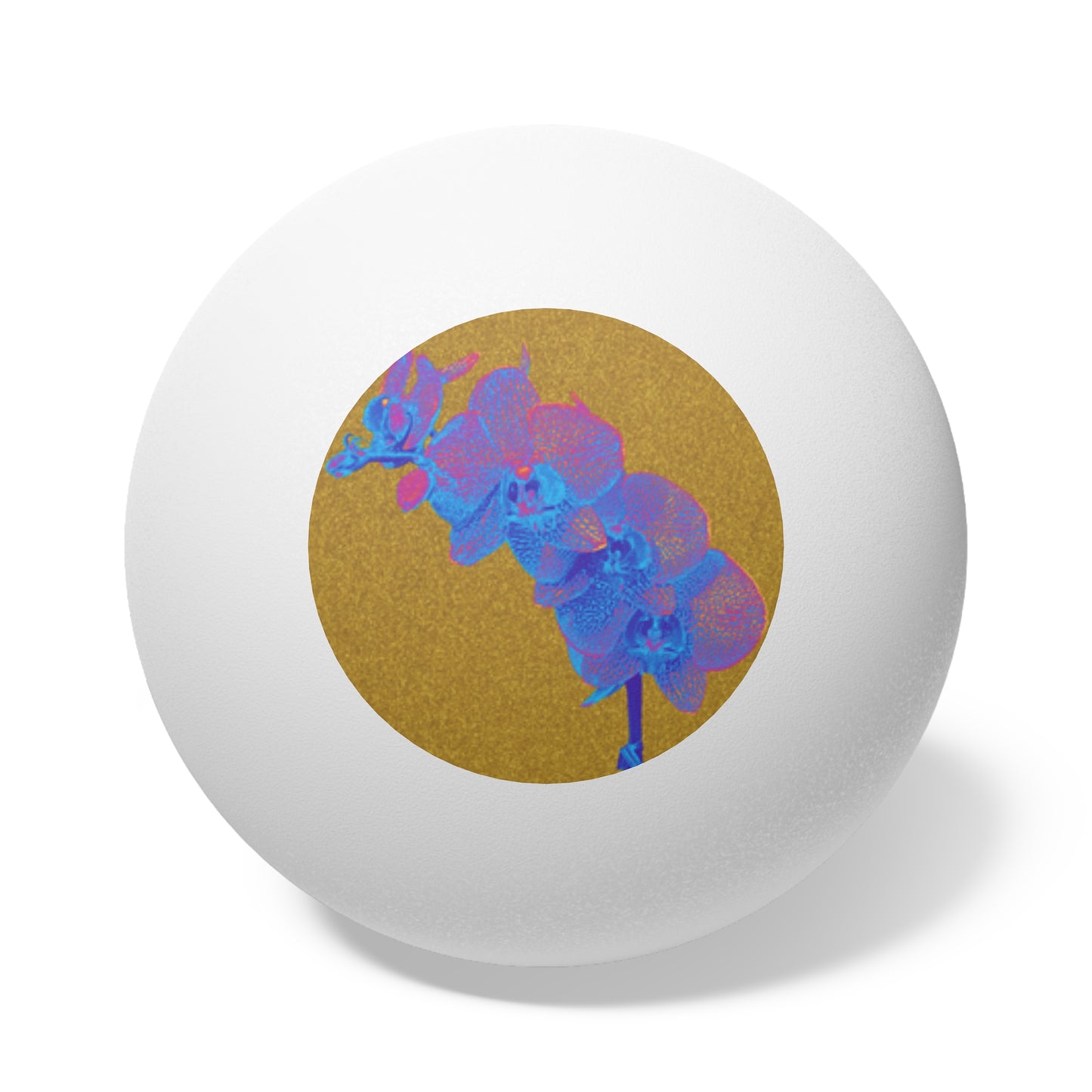 Tropical Paradise Ping Pong Balls - 6 Pack with Heatwave Orchid