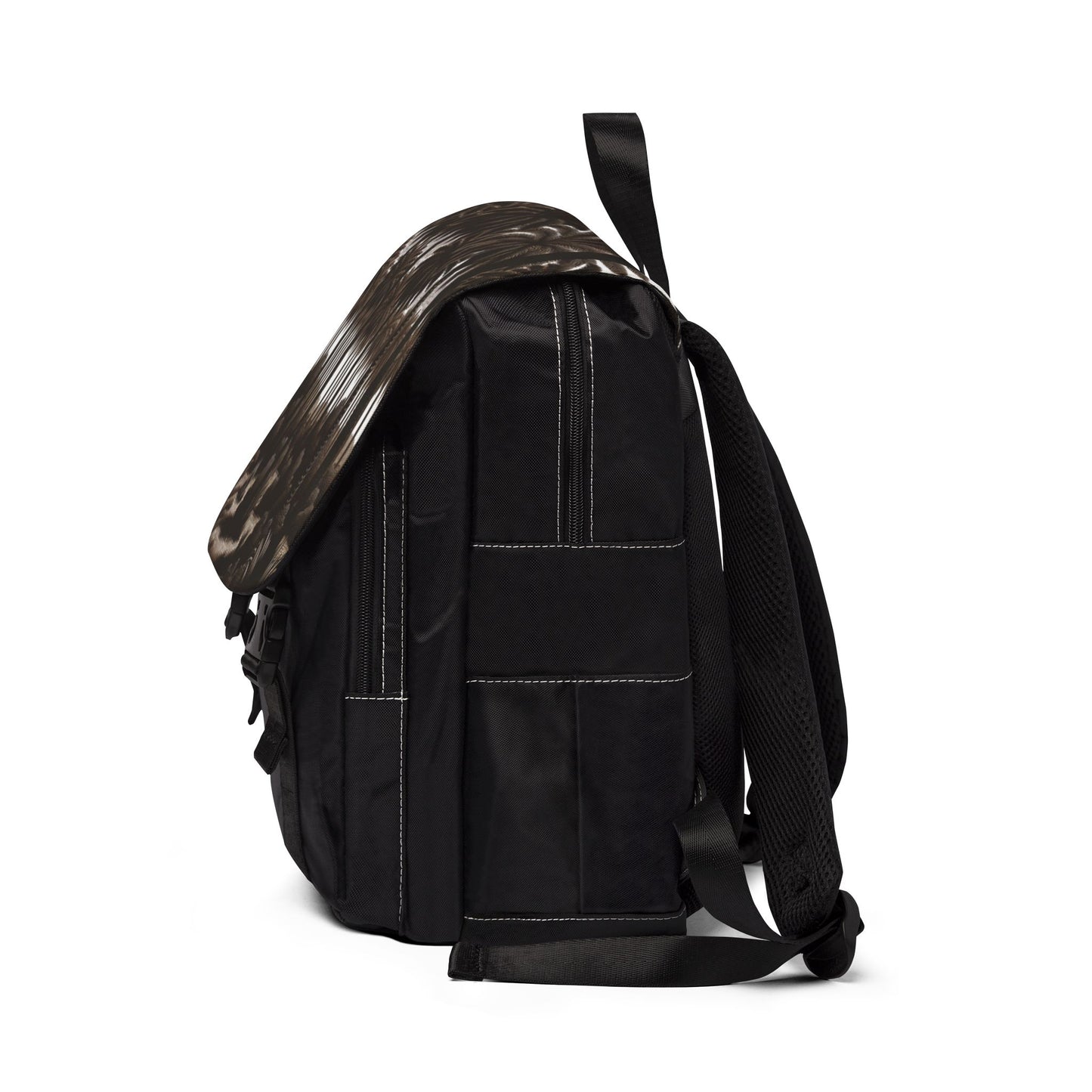 Tropical Unisex Casual Backpack - Perfect for Everyday Adventures / Woodcut Palm Grove