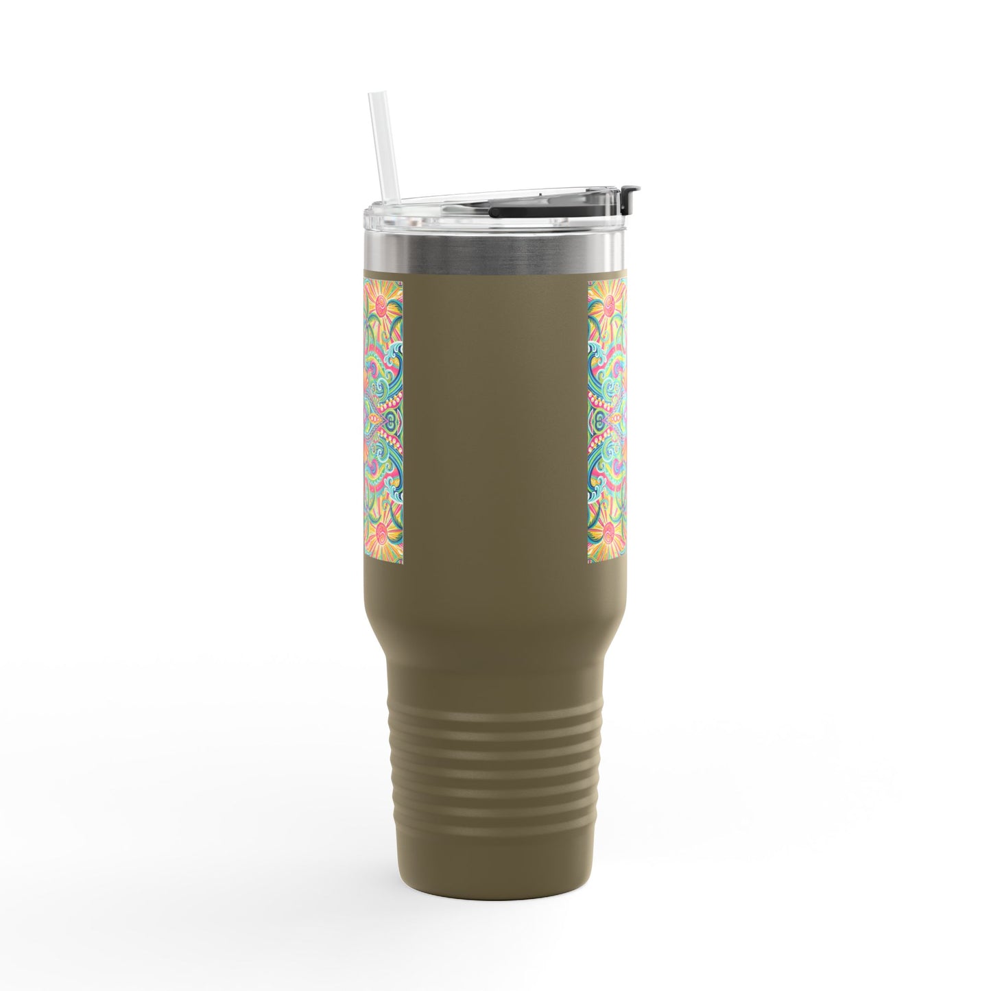Kaleido Bay Insulated Travel Mug - 40oz - Perfect for Outdoor Adventures