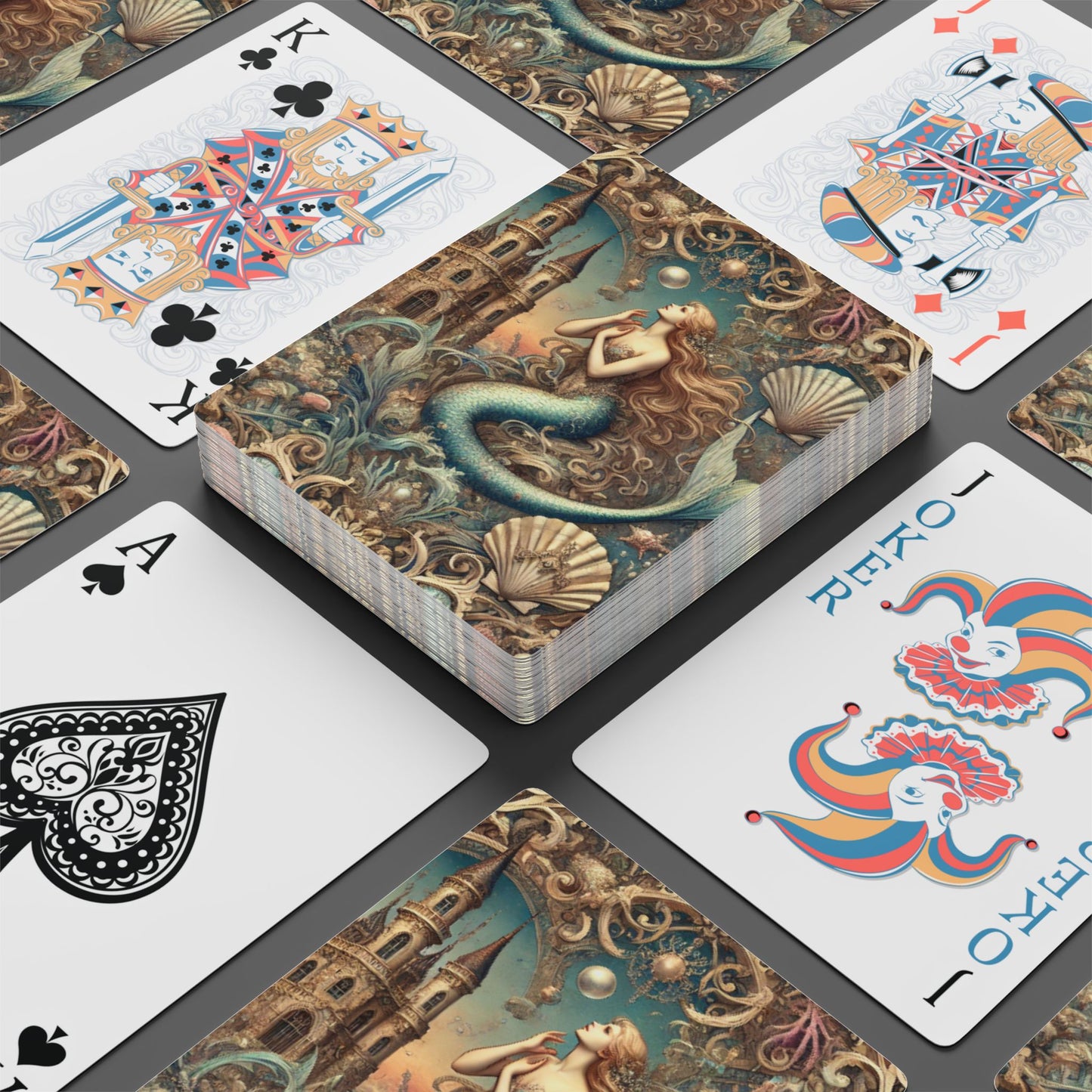 Poker Playing Cards - Mermaid Royale