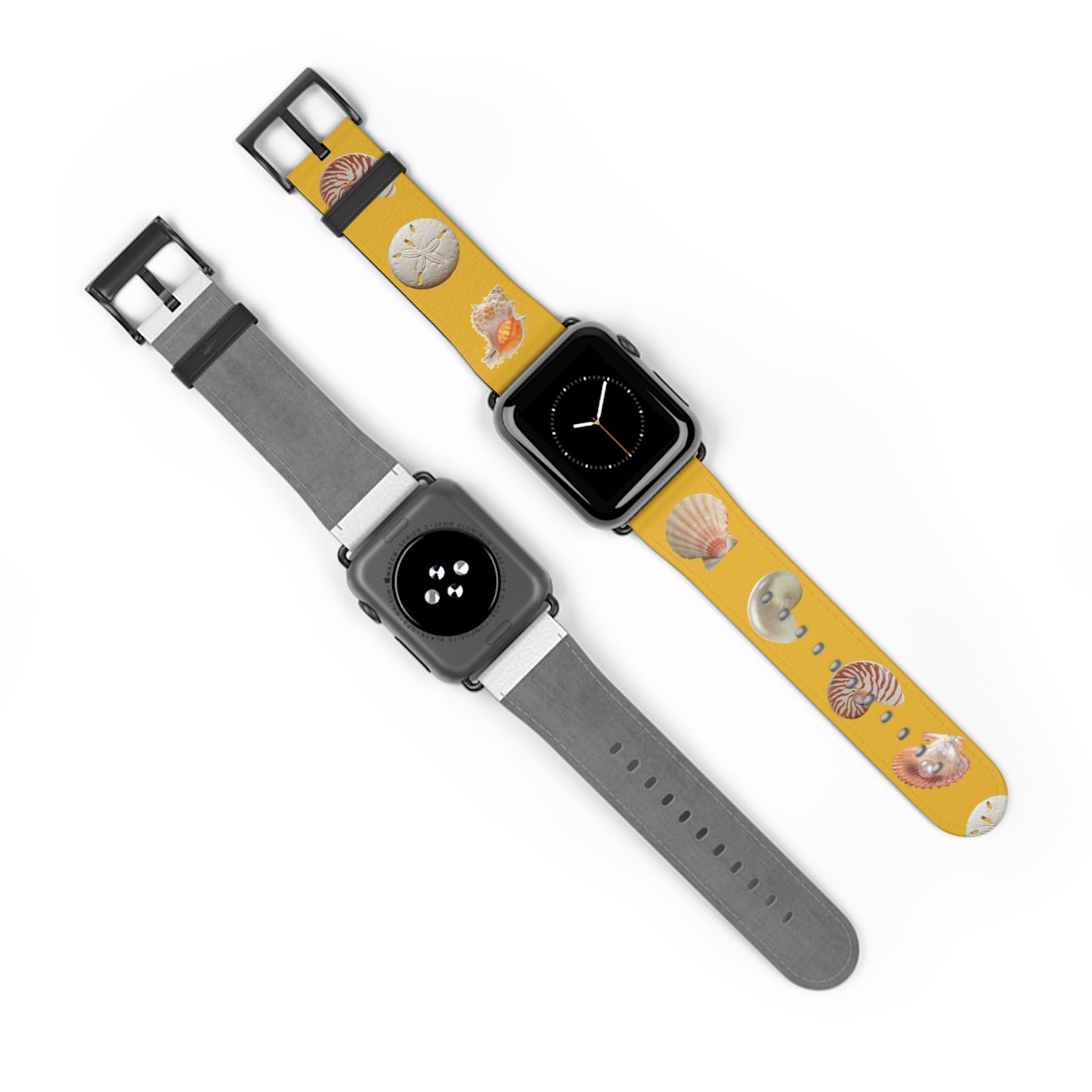 Apple Watch Band - Mixed REAL Seashells/Yellow