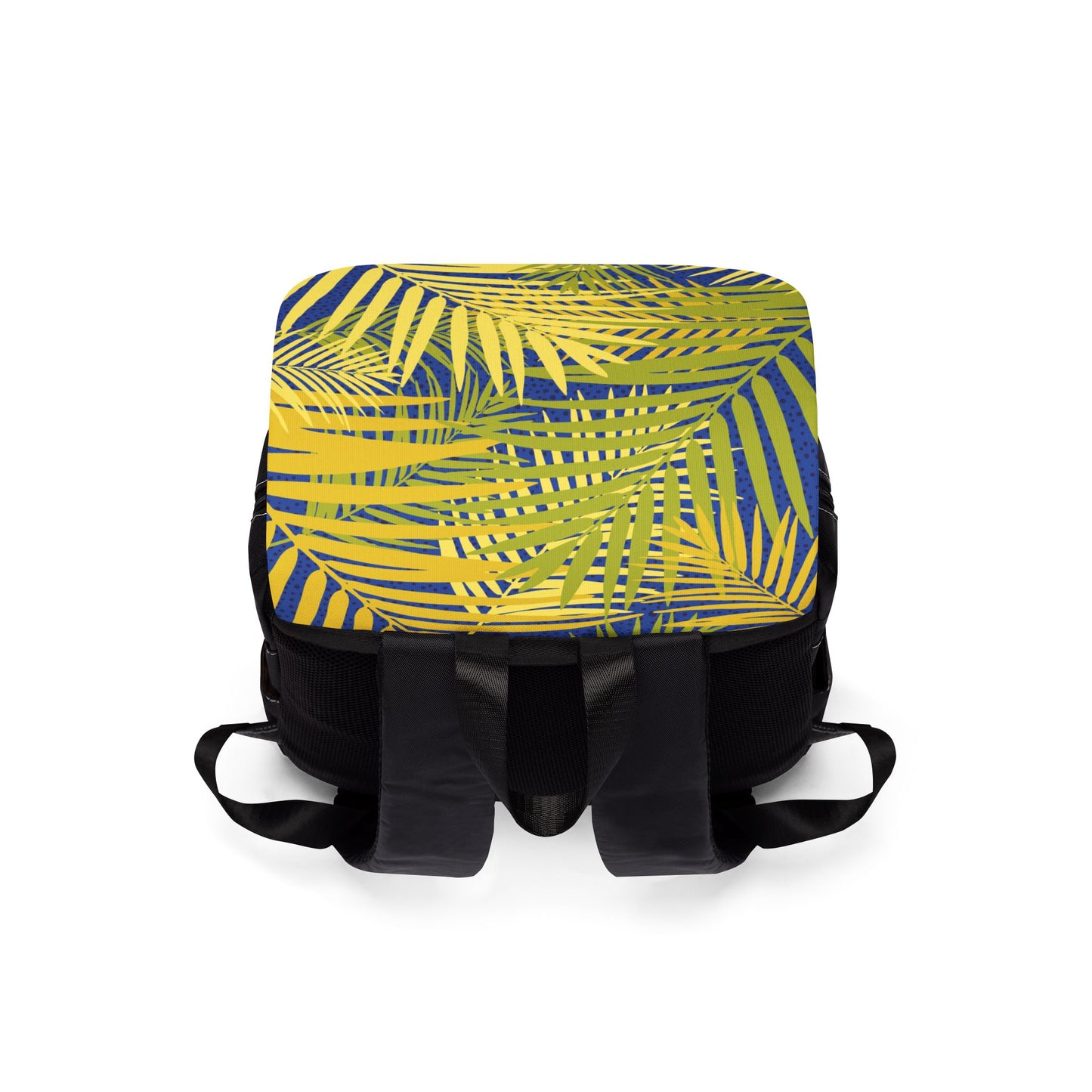 Tropical Casual Backpack - Perfect for Everyday Adventures / Gold Palms
