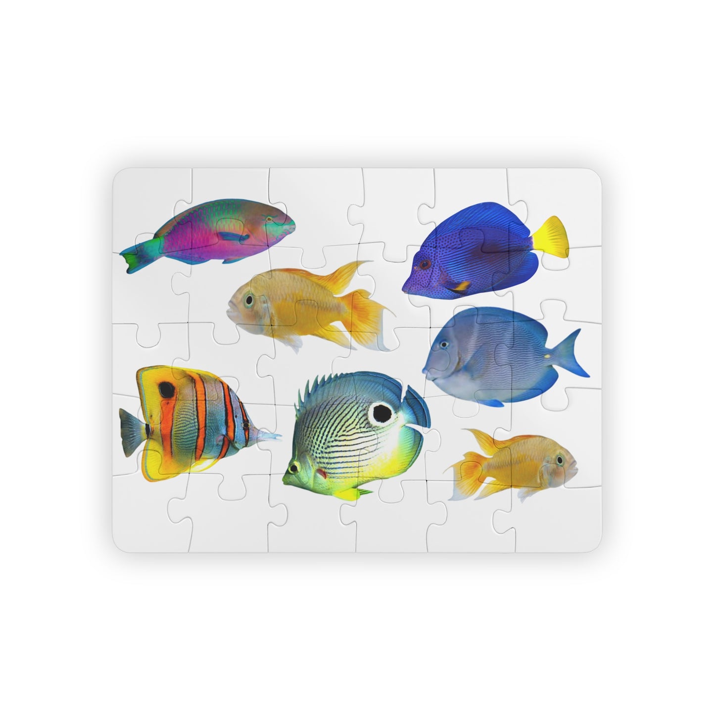Tropical Kids' Puzzle - 30-Piece Puzzle for Fun and Learning / School of Fish